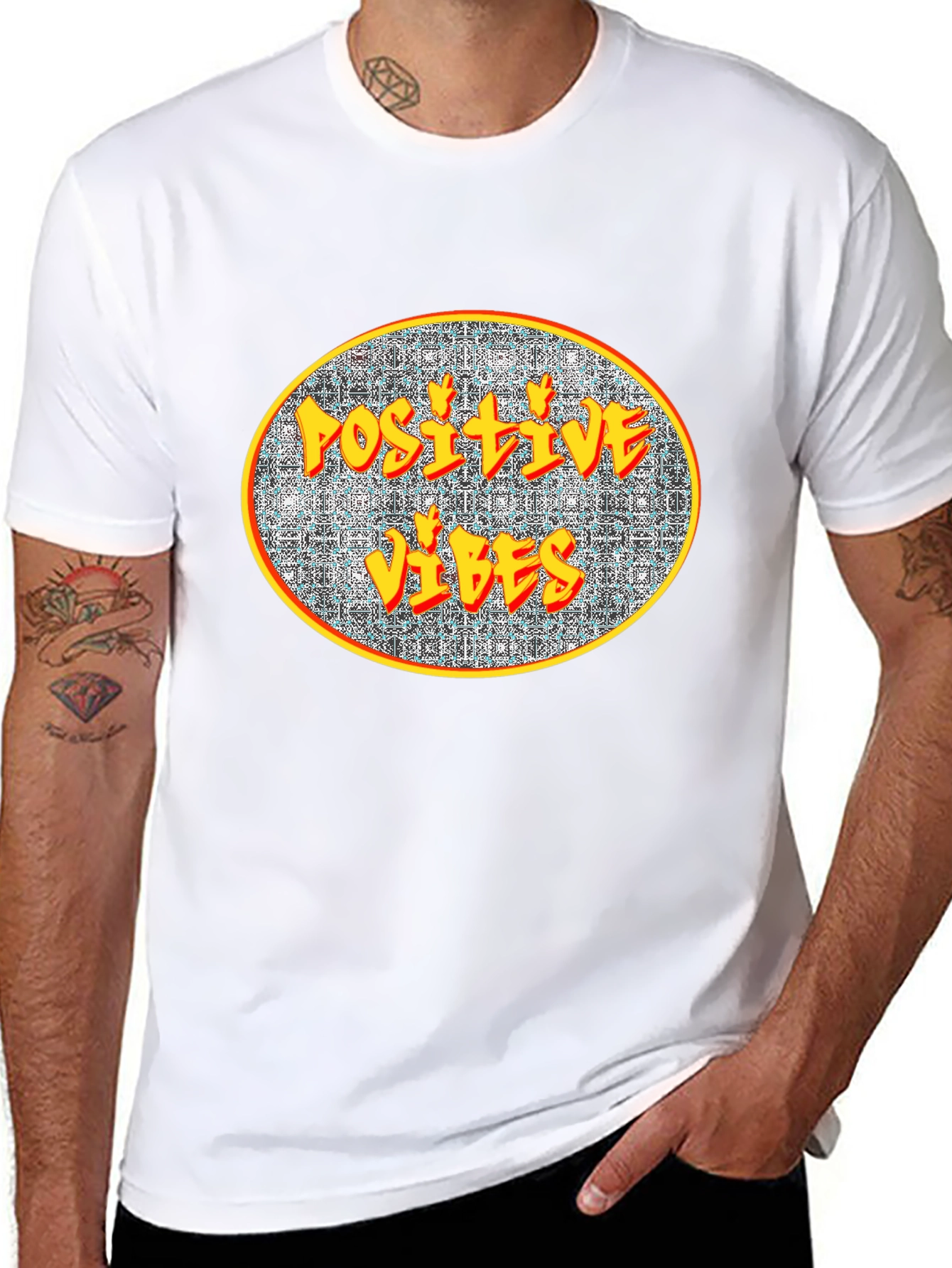 Positive Vibes Graphic Tee - Stylish Comfort