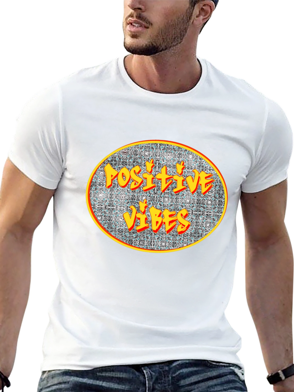 Positive Vibes Graphic Tee - Stylish Comfort