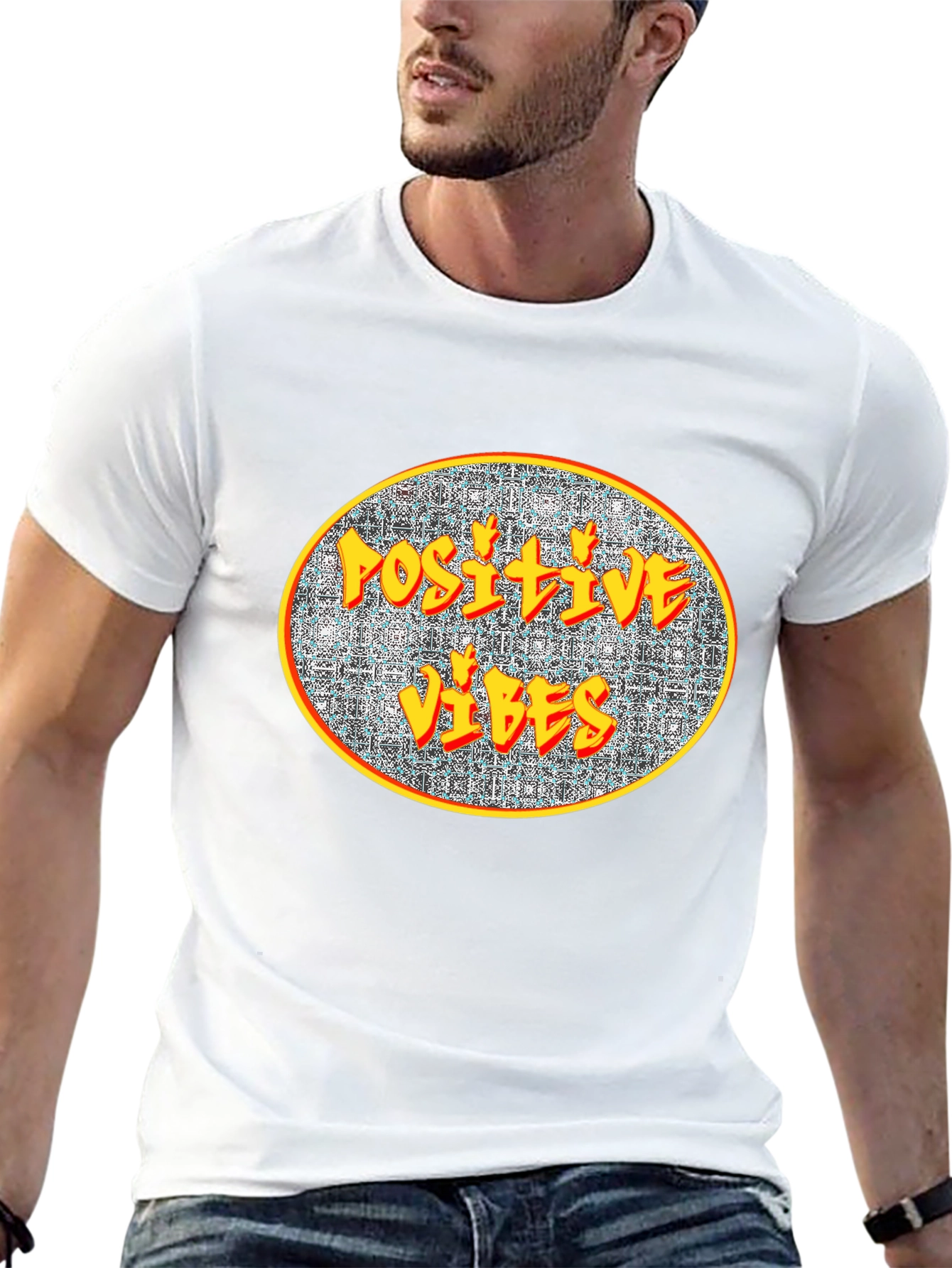 Positive Vibes Graphic Tee - Stylish Comfort