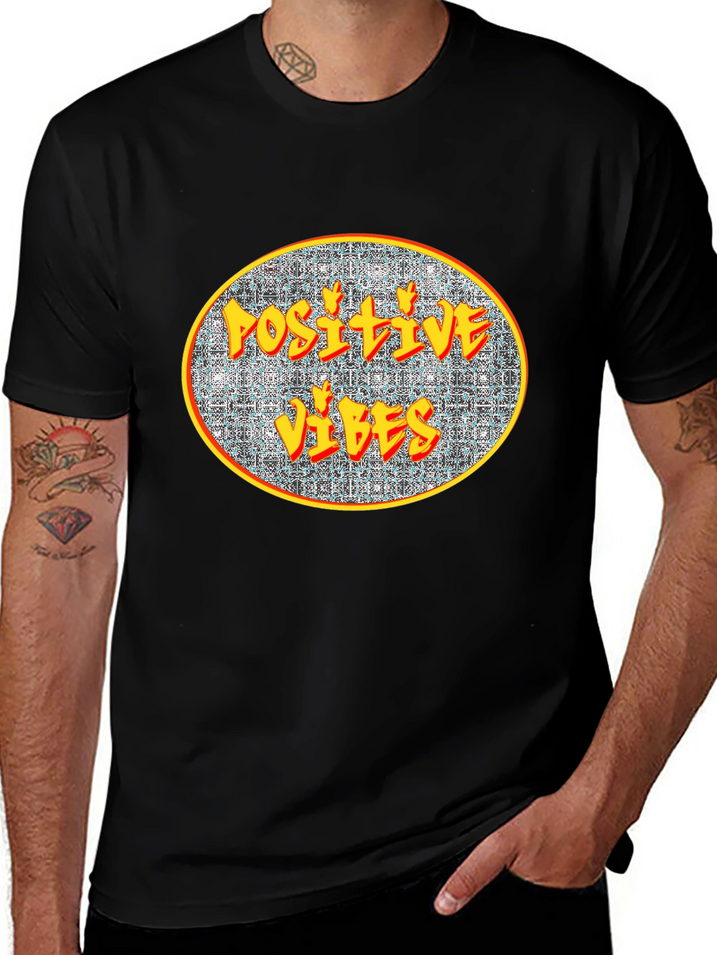 Positive Vibes Graphic Tee - Stylish Comfort