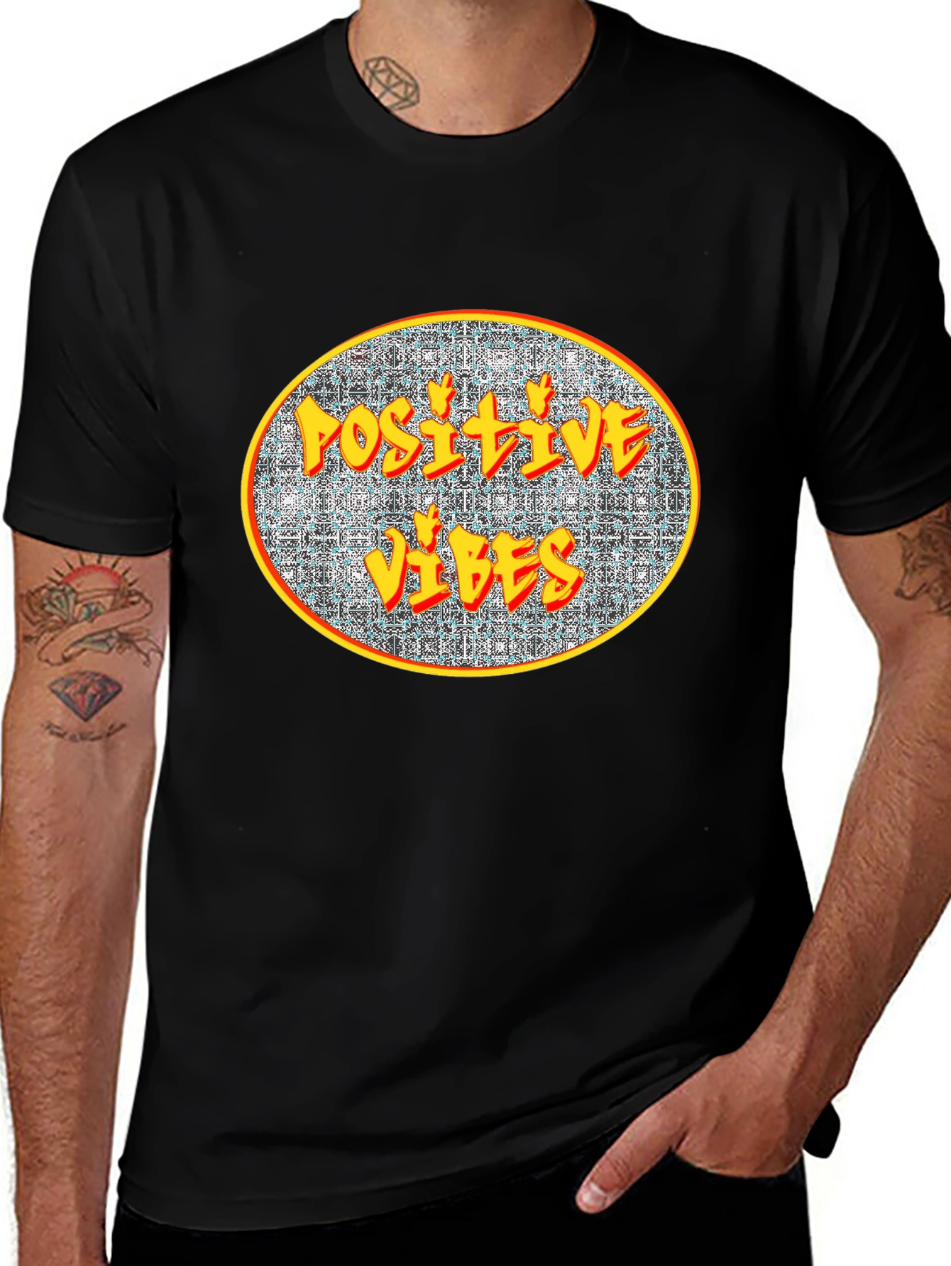 Positive Vibes Graphic Tee - Stylish Comfort