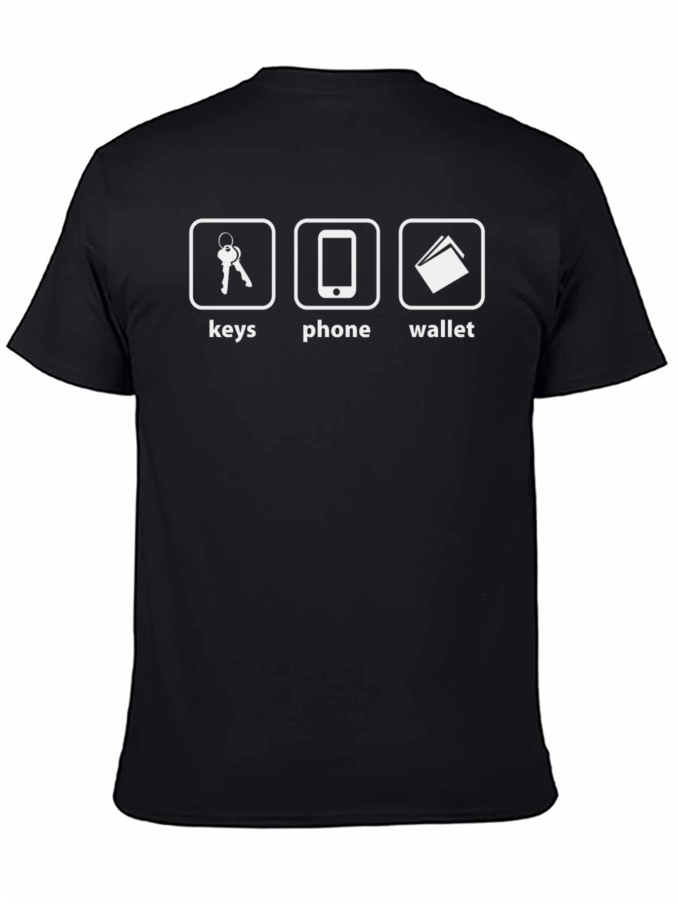 Keys Phone Wallet T-Shirt - Everyday Essentials Tee