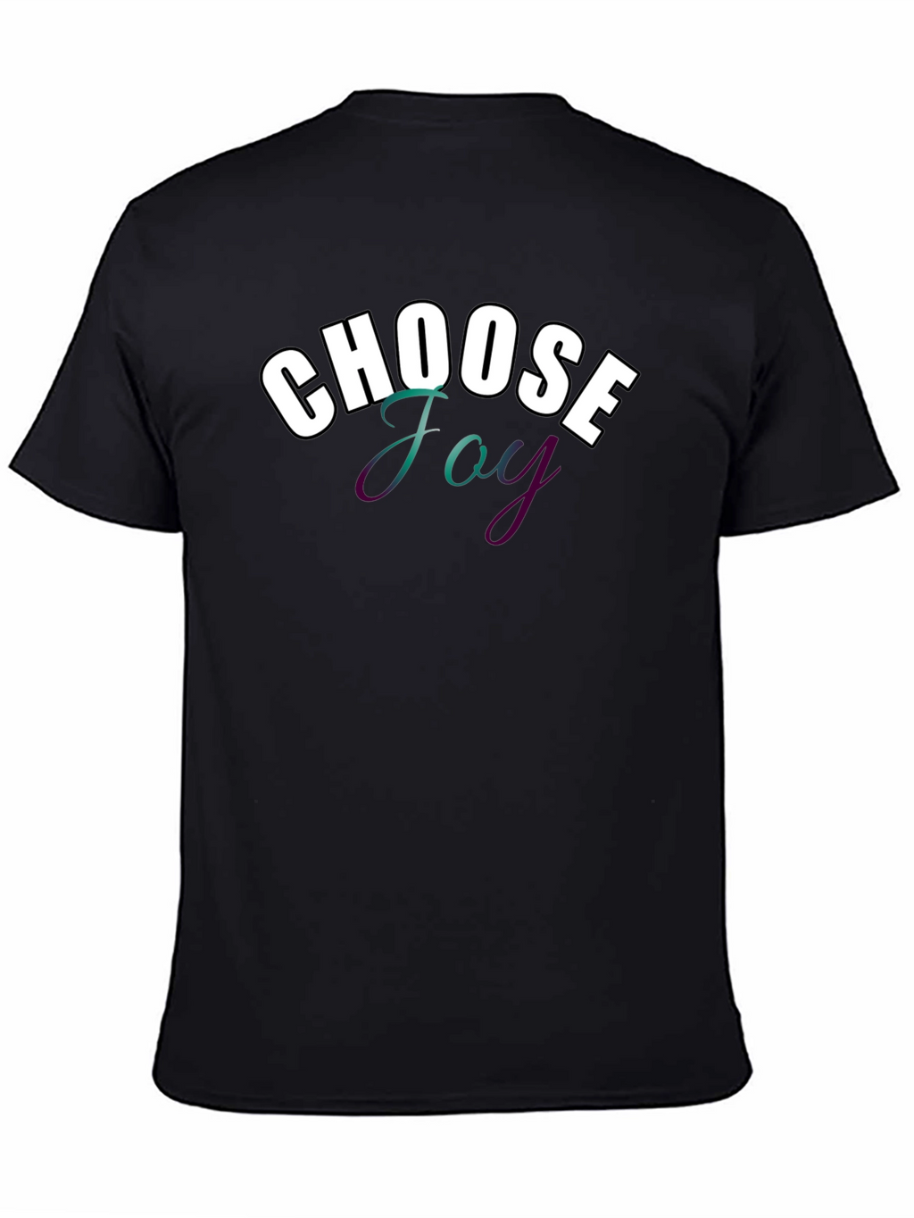 Choose Joy Graphic T-Shirt - Black