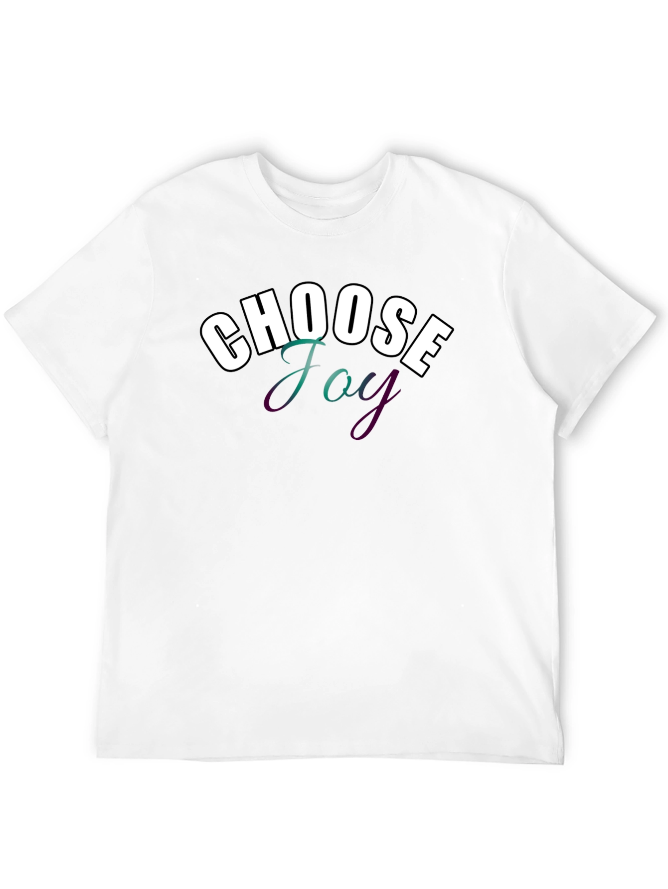 Choose Joy Graphic T-Shirt - Black