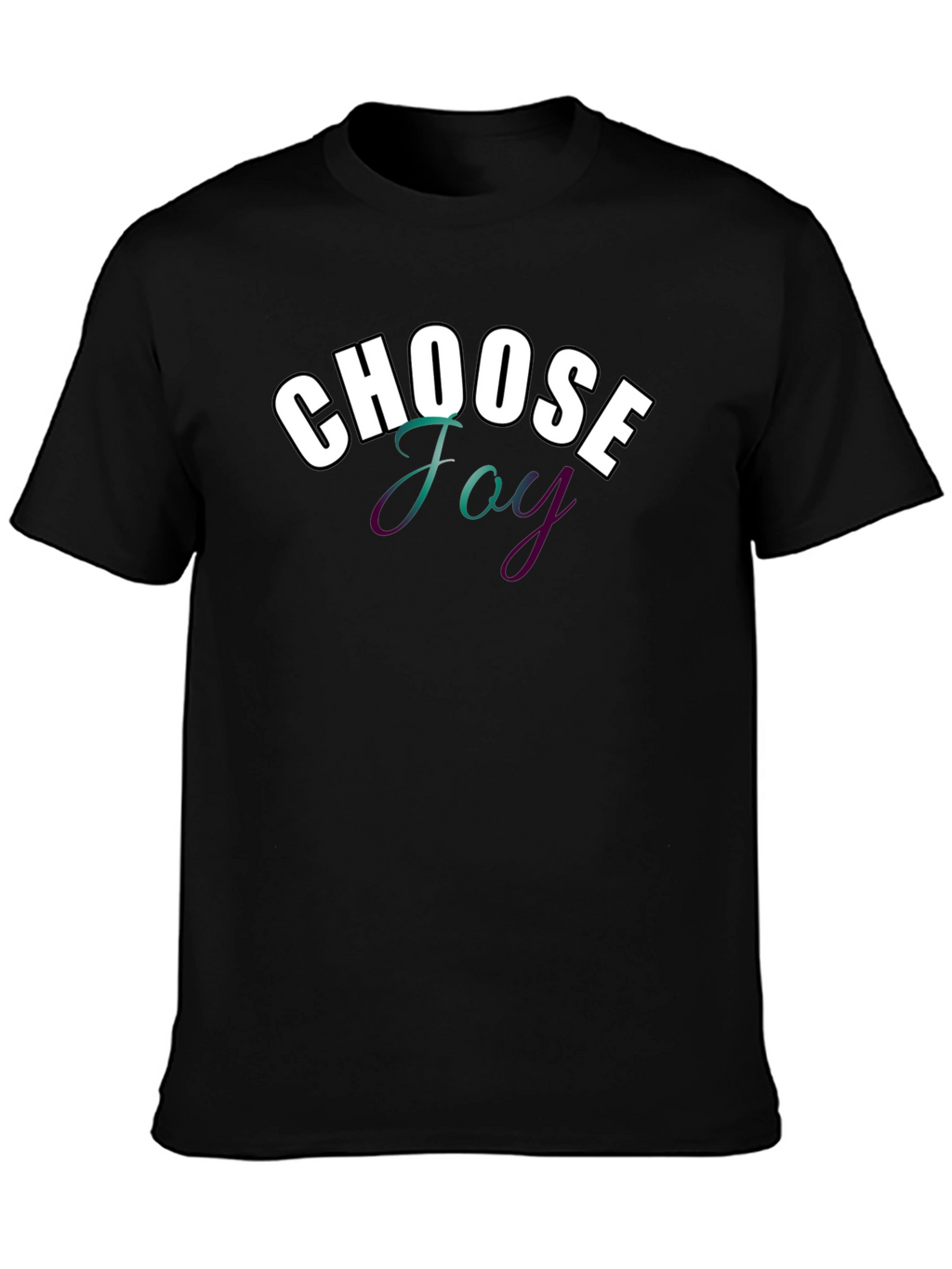 Choose Joy Graphic T-Shirt - Black