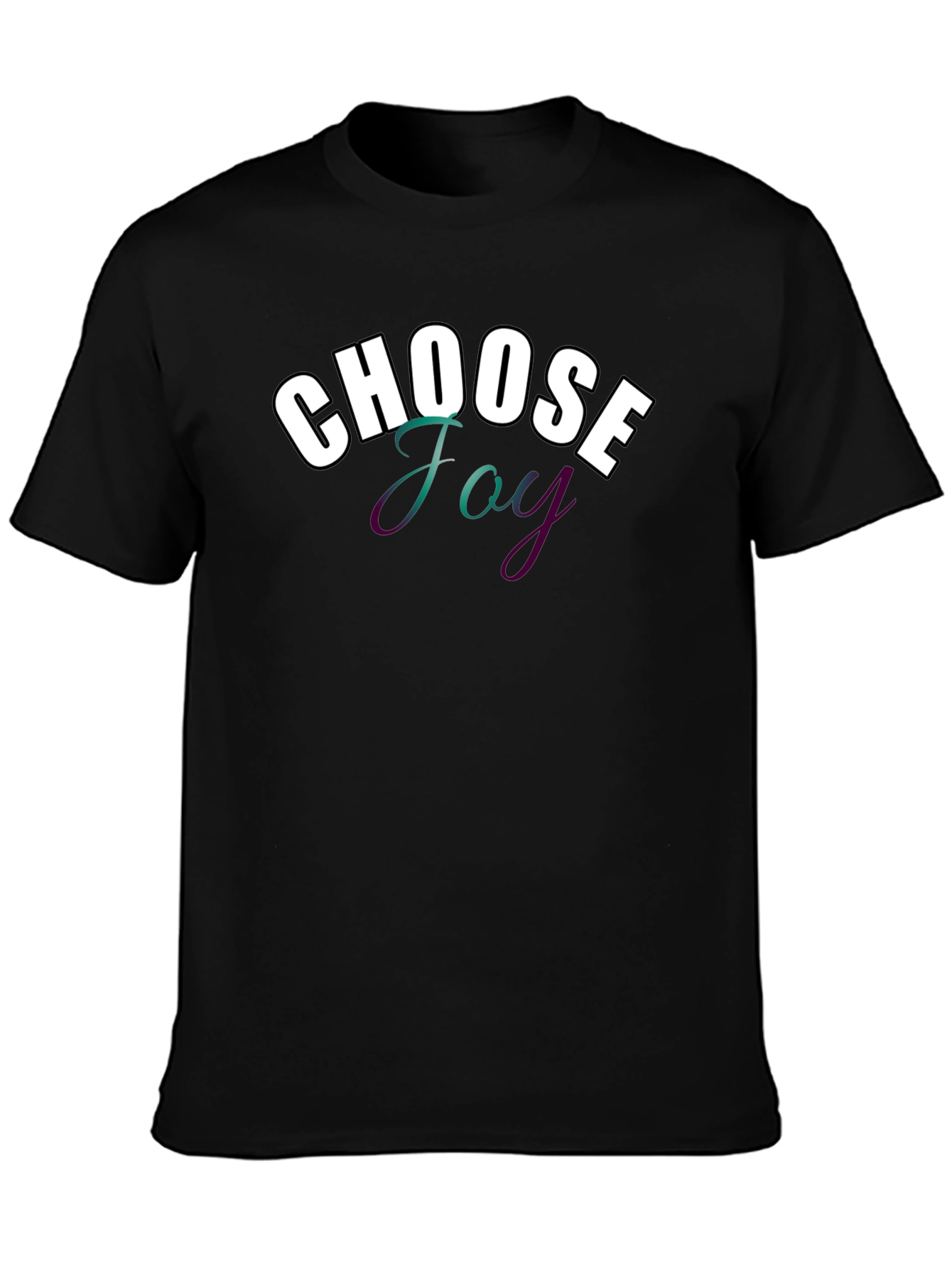 Choose Joy Graphic T-Shirt - Black