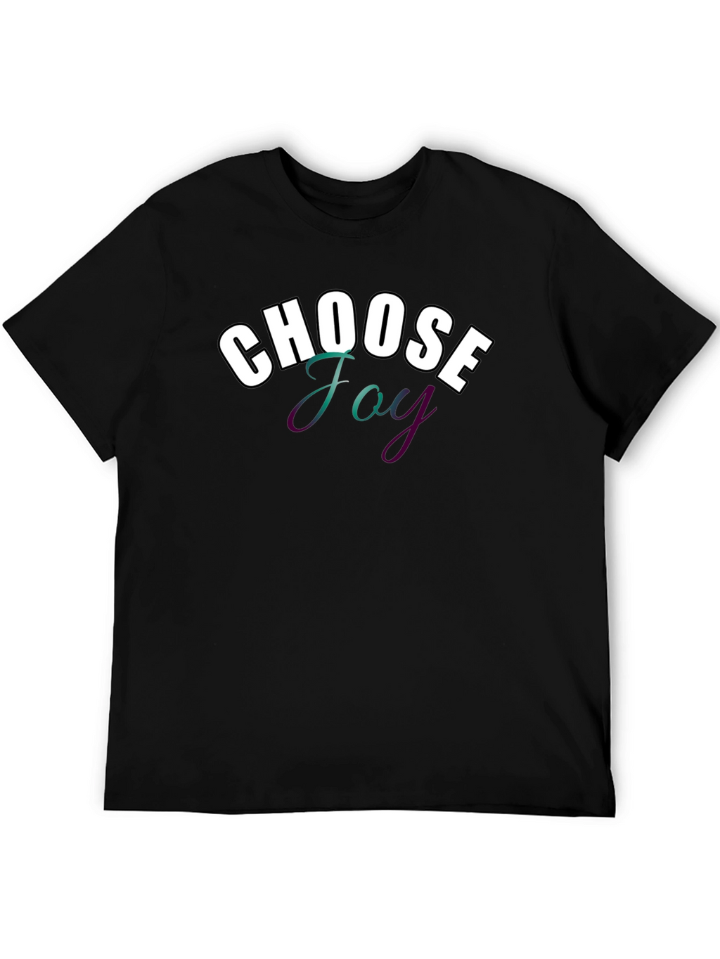 Choose Joy Graphic T-Shirt - Black