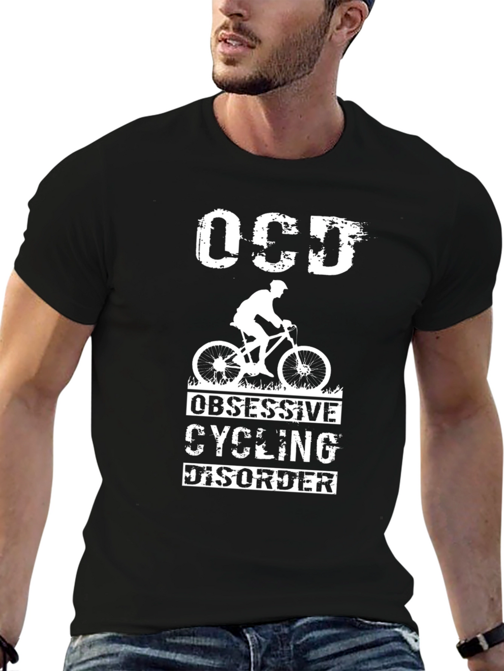 Obsessive Cycling Disorder T-Shirt - Biker Gift