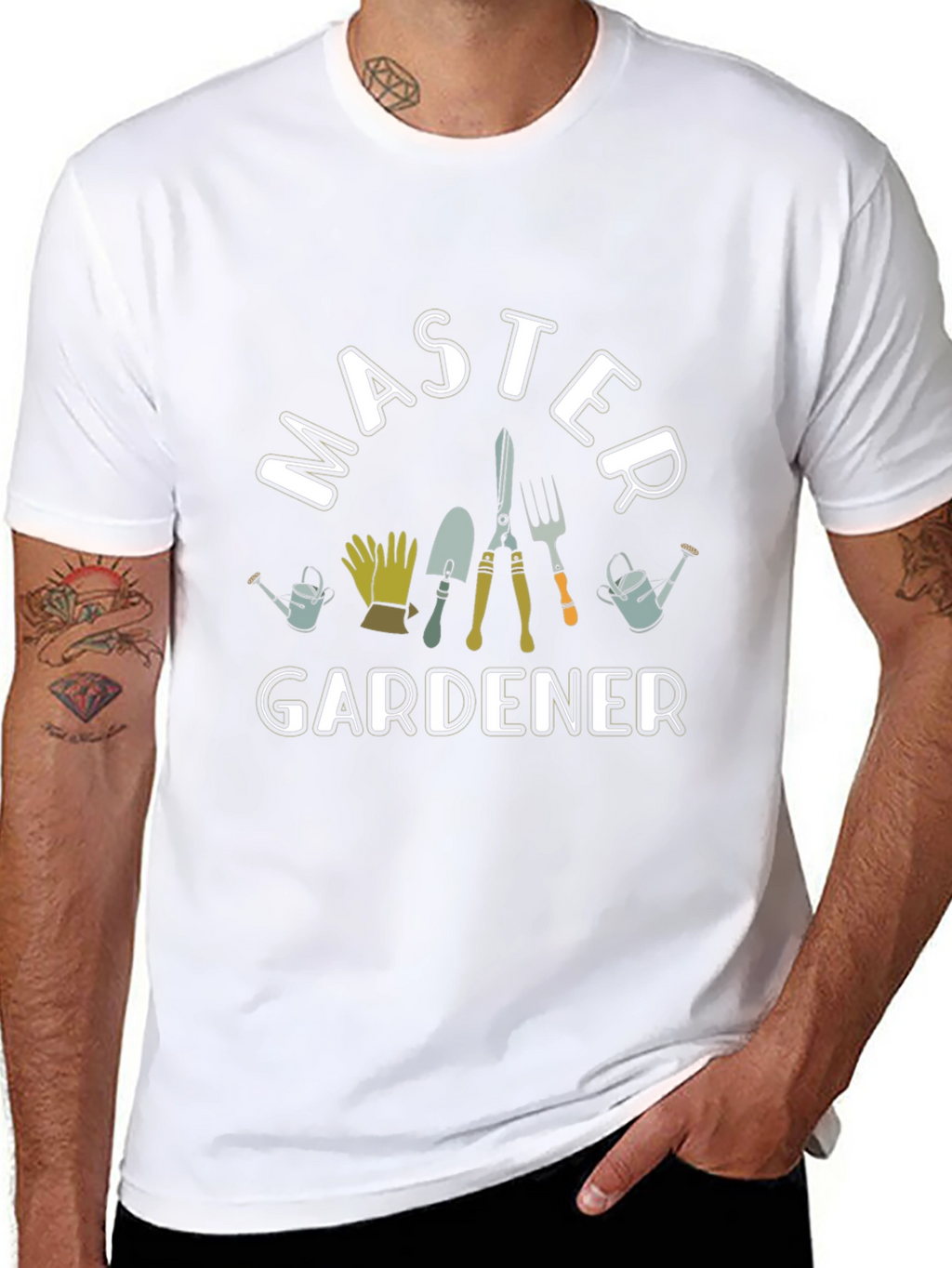 Master Gardener T-Shirt - Gardening Tools Design