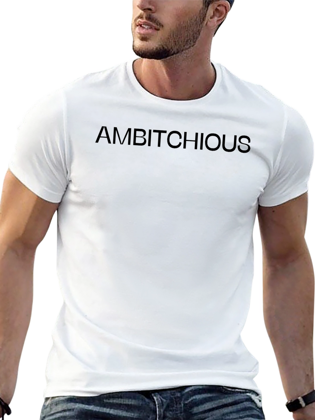 Ambitchious Black Crew Neck T-Shirt