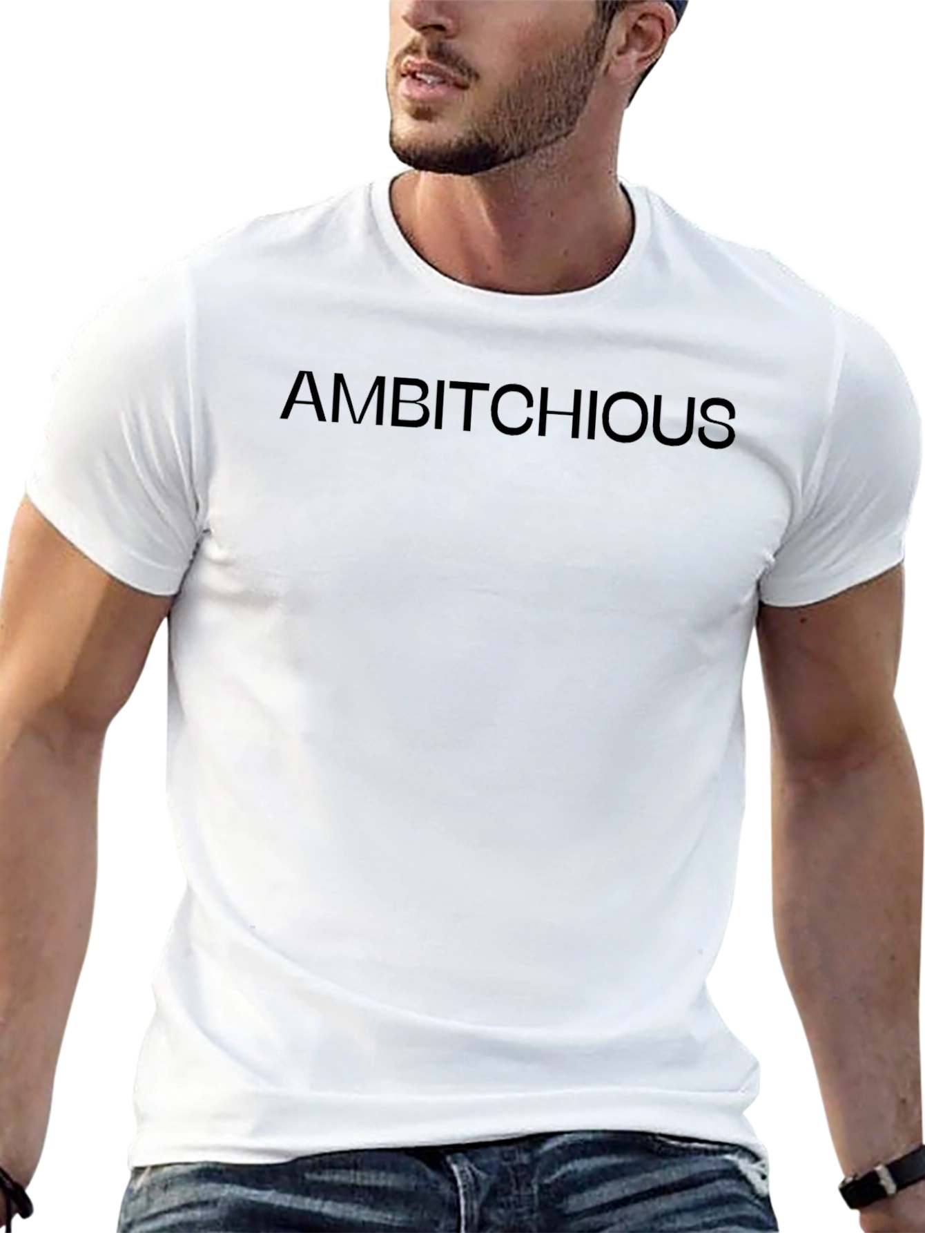 Ambitchious Black Crew Neck T-Shirt