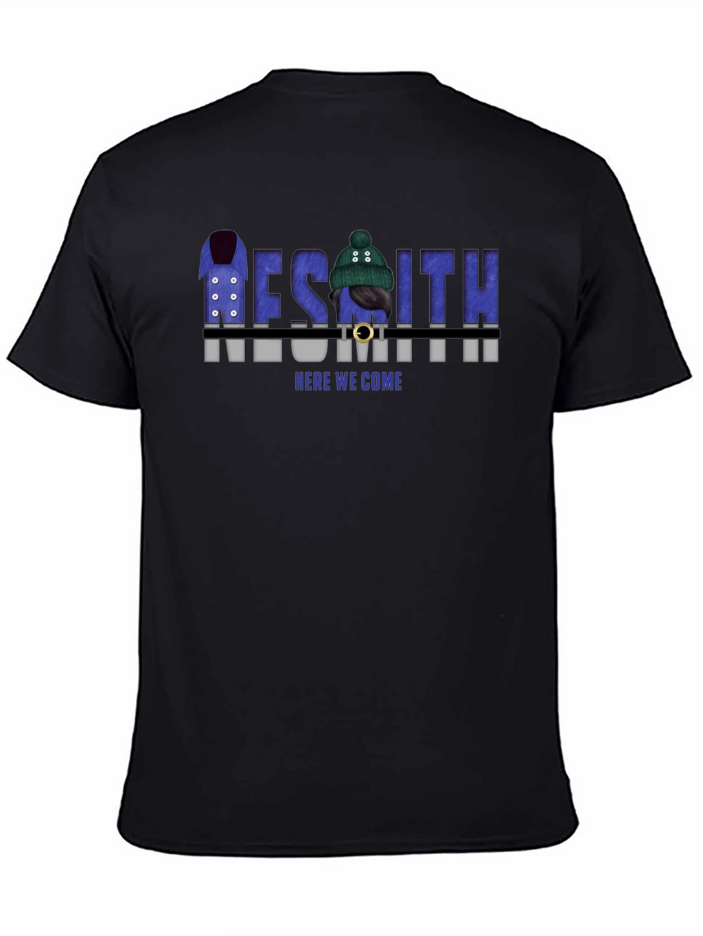 NESMITH Here We Come Black T-Shirt