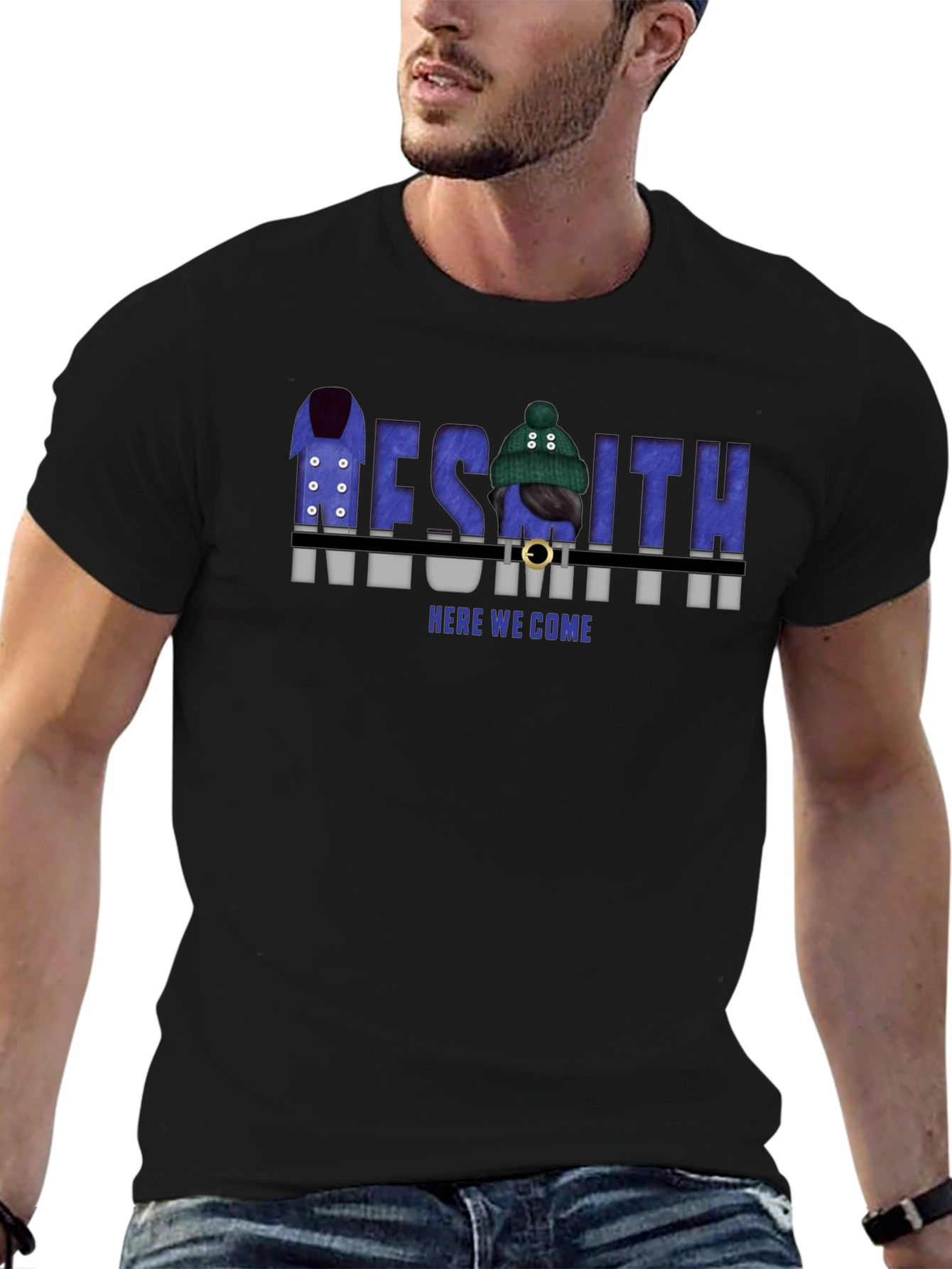NESMITH Here We Come Black T-Shirt