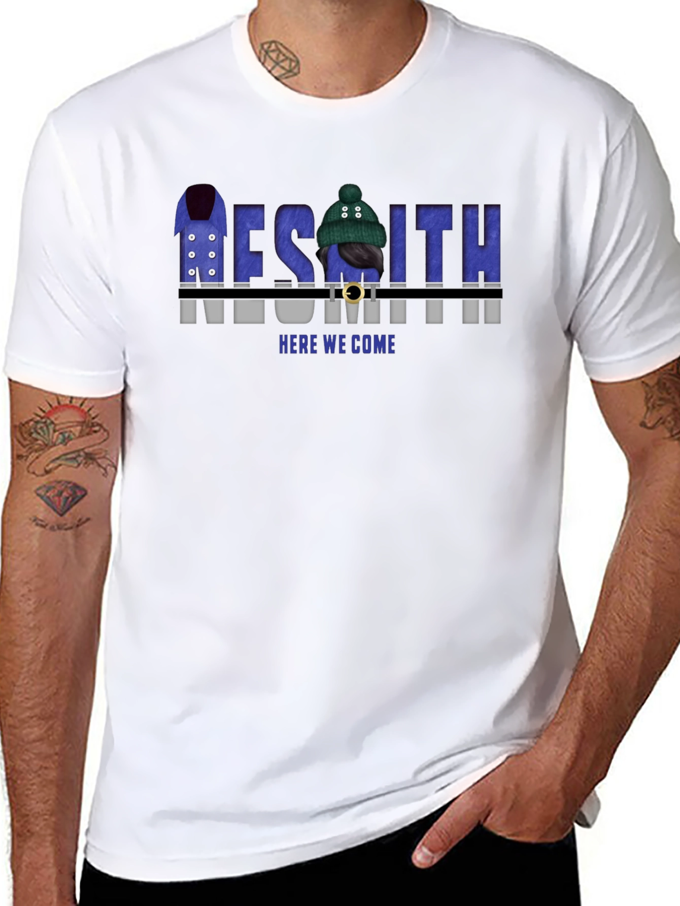 NESMITH Here We Come Black T-Shirt