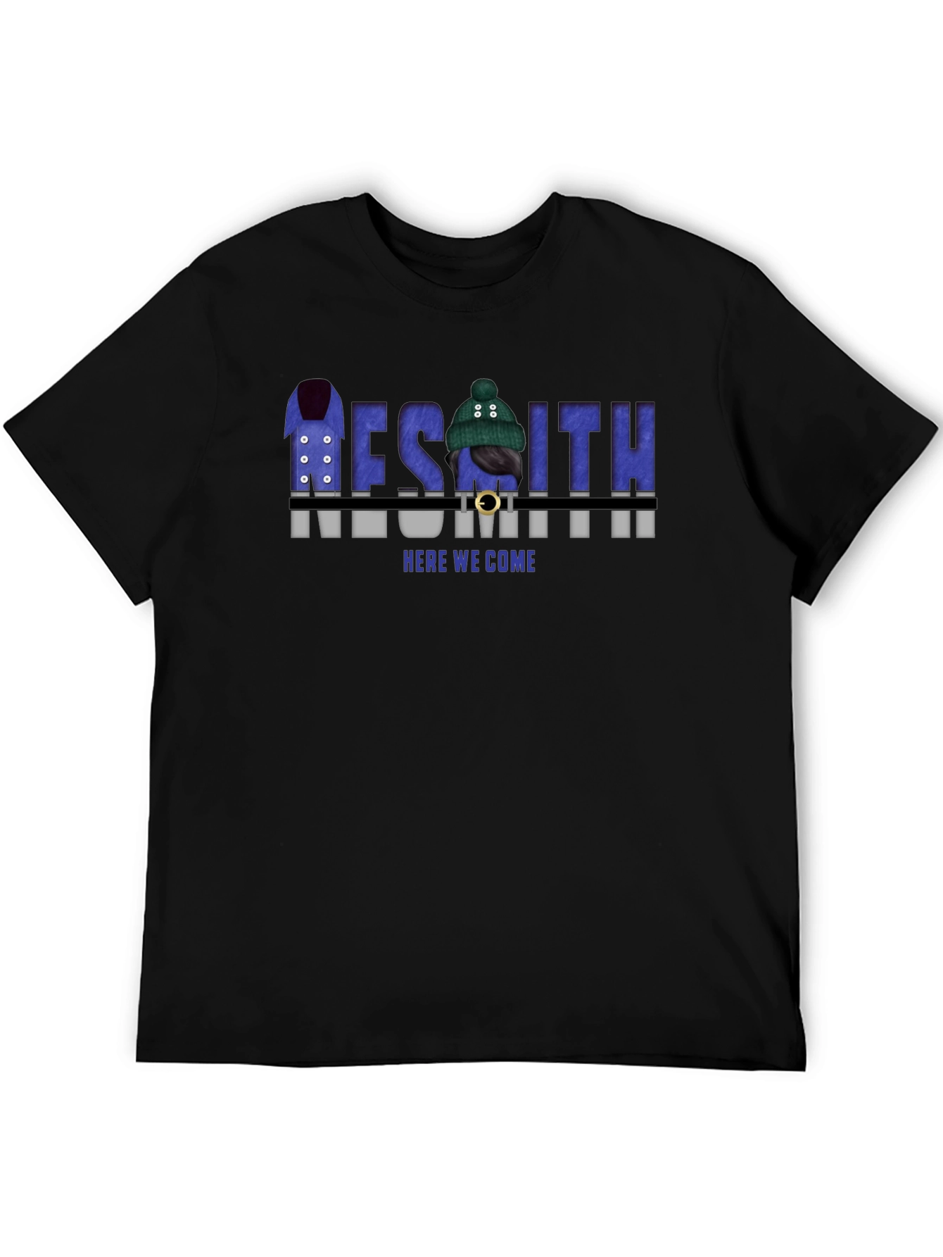 NESMITH Here We Come Black T-Shirt
