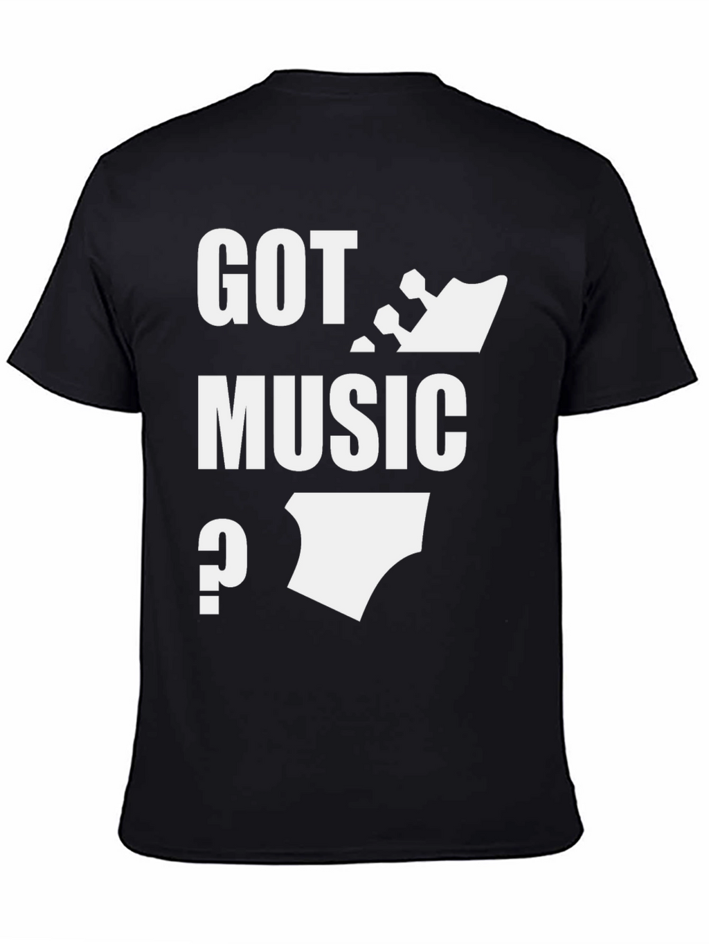 Got Music? Black T-Shirt Graphic Tee