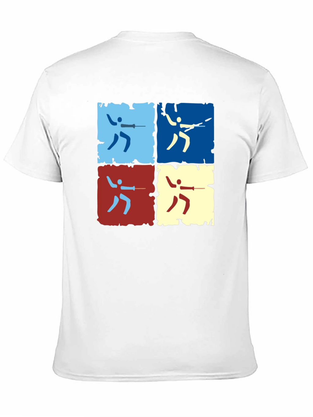 Fencing Pop Art Graphic Tee - Modern Sportswear