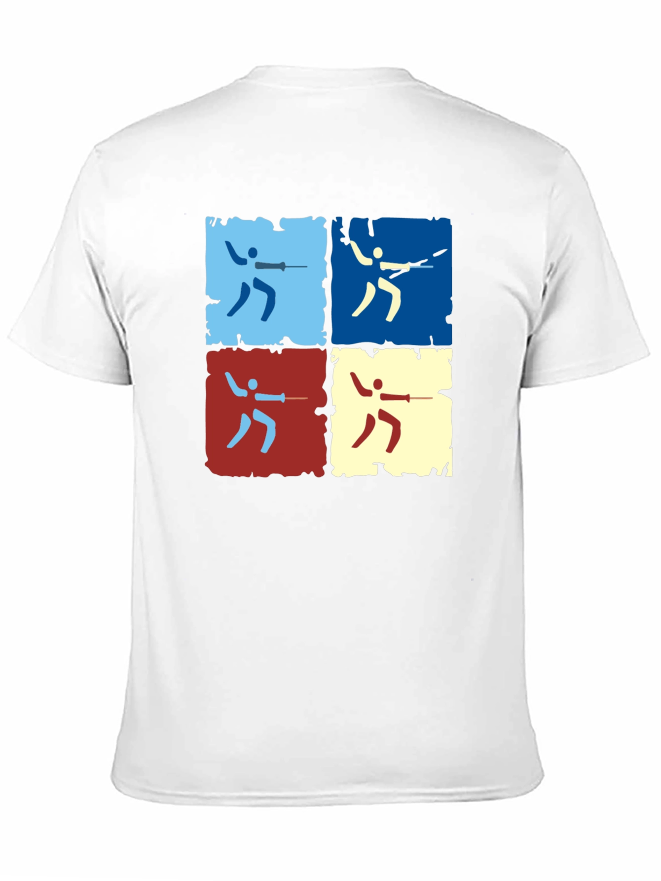 Fencing Pop Art Graphic Tee - Modern Sportswear