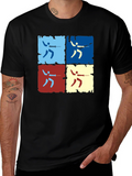 Fencing Pop Art Graphic Tee - Modern Sportswear