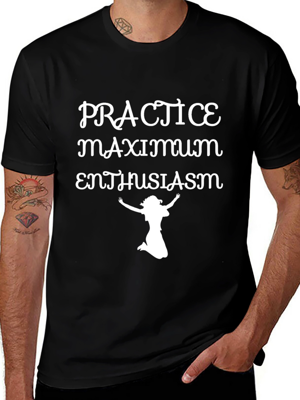 Practice Maximum Enthusiasm Graphic T-Shirt