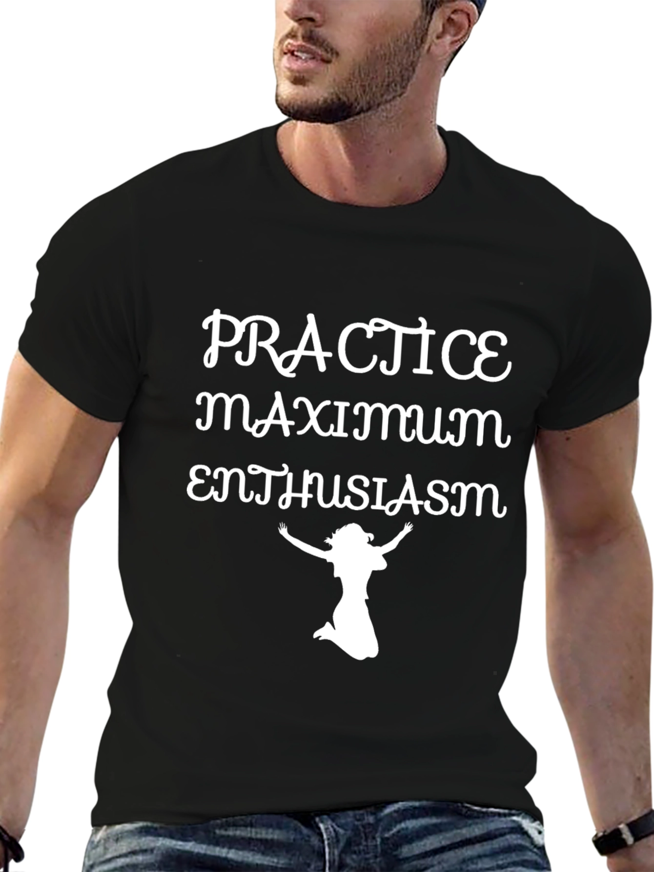 Practice Maximum Enthusiasm Graphic T-Shirt