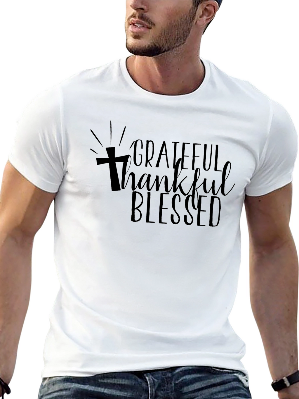 Grateful Thankful Blessed T-Shirt