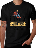 Lonely Winter Night Graphic T-Shirt