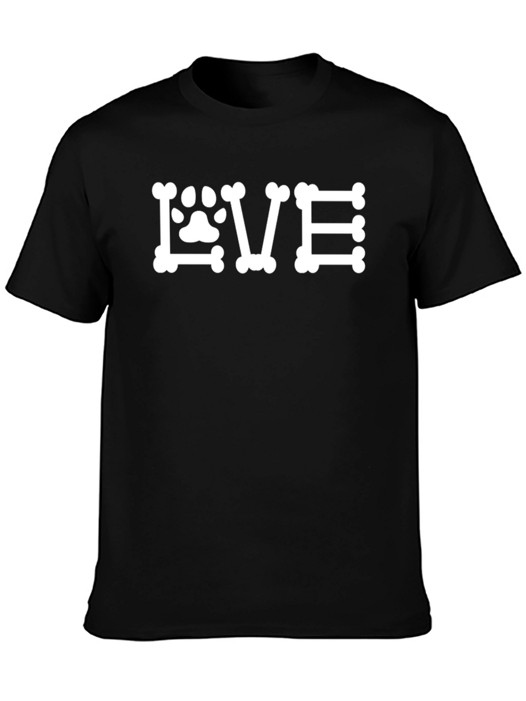 Dog Lover T-Shirt Bone Print