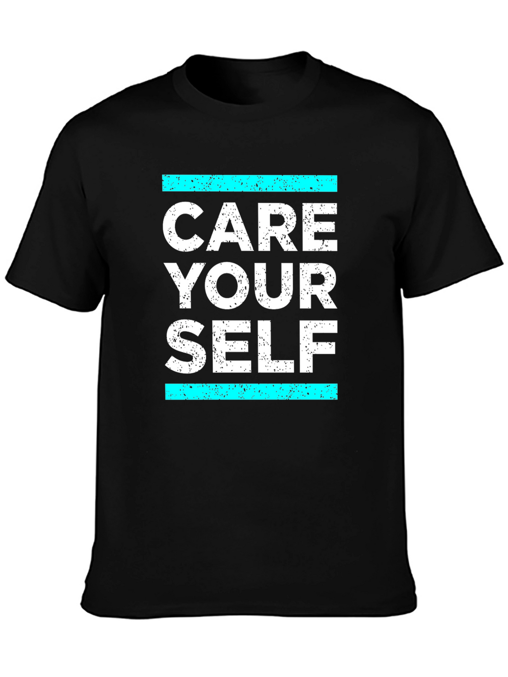 Care Your Self T-Shirt - Black Graphic Tee