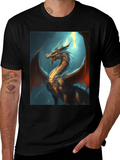 Dragon Graphic Tee - Fantasy Style