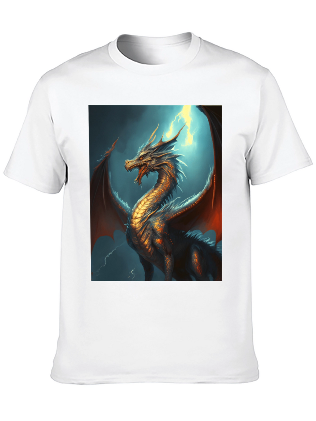 Dragon Graphic Tee - Fantasy Style