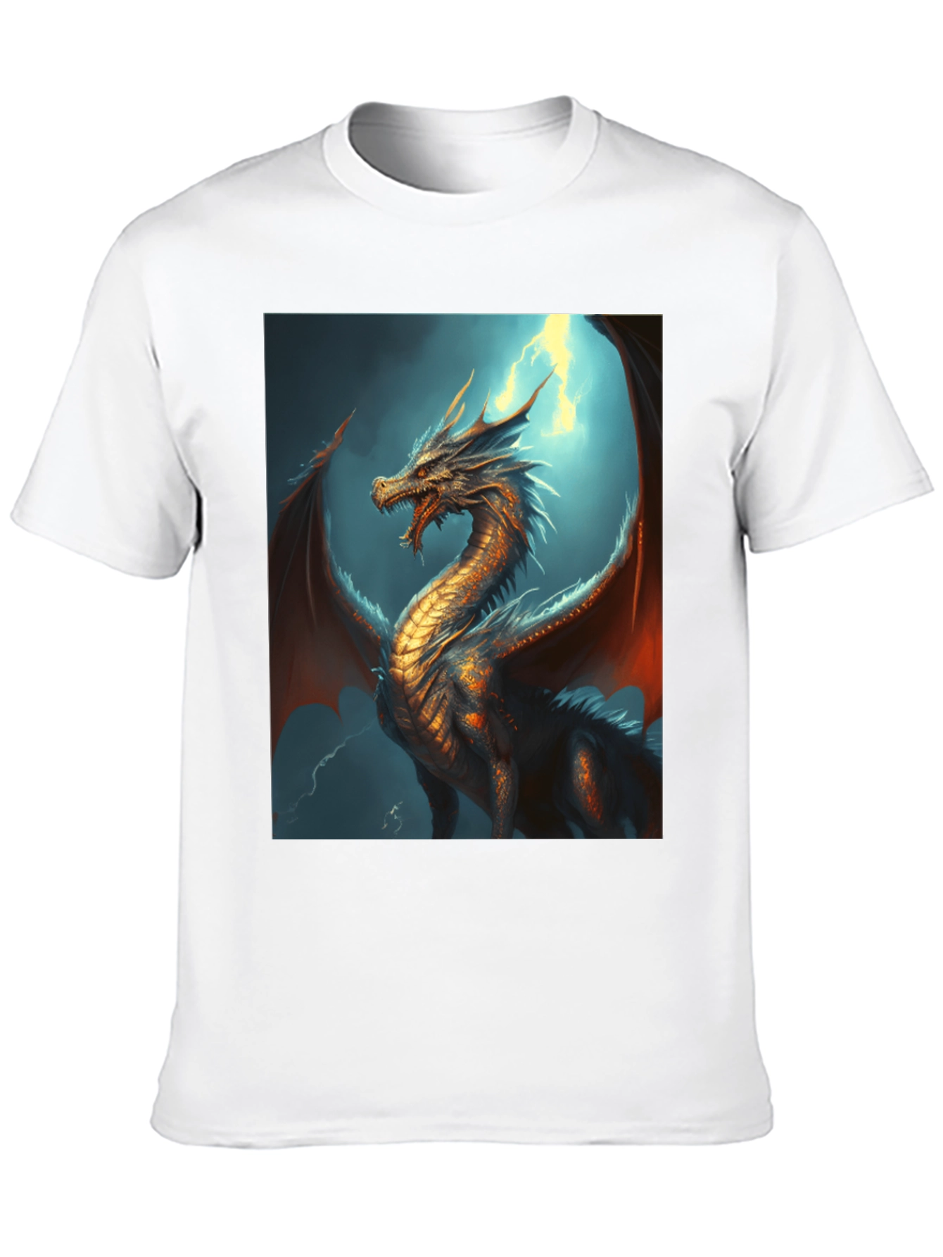 Dragon Graphic Tee - Fantasy Style