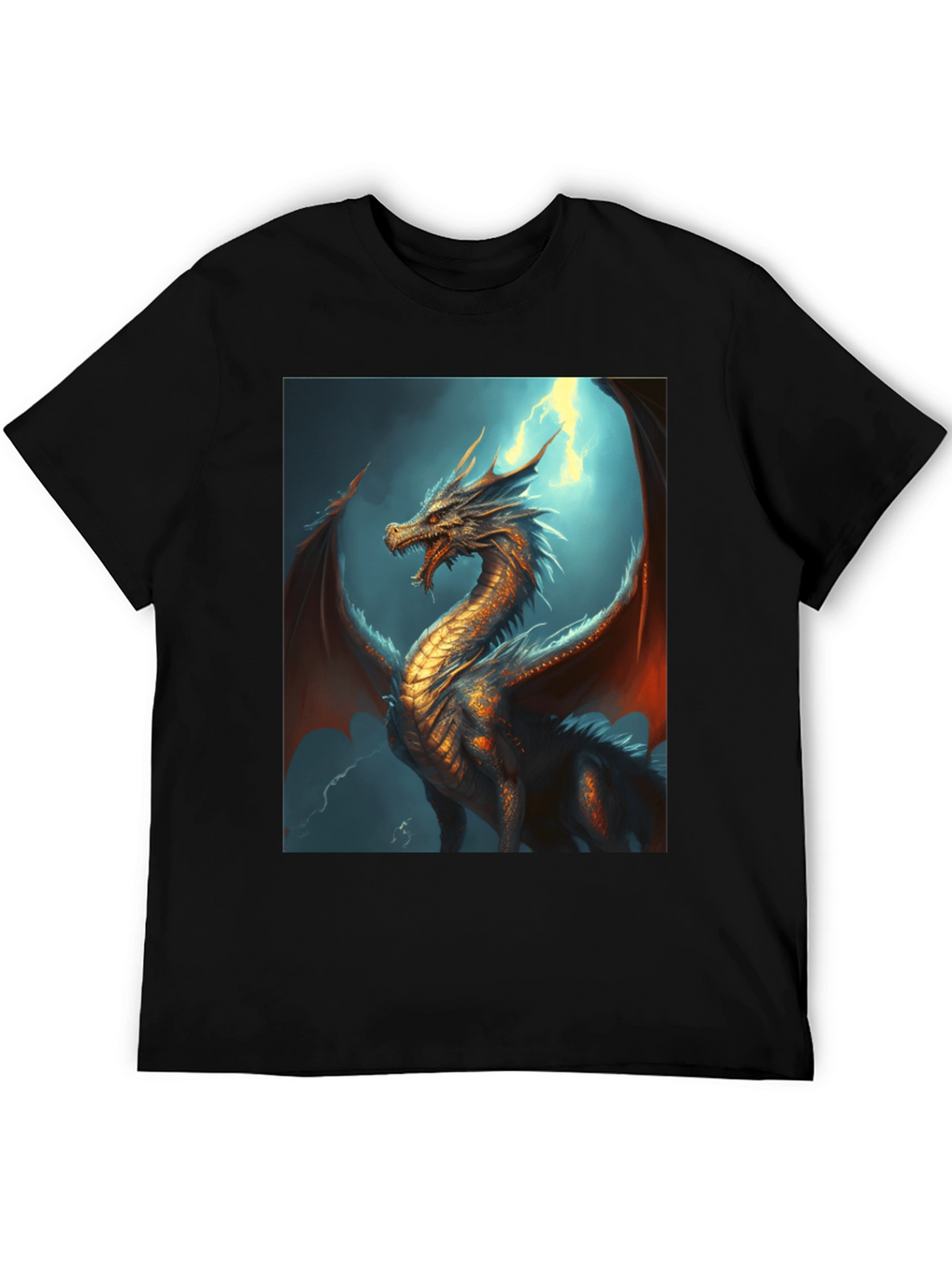 Dragon Graphic Tee - Fantasy Style
