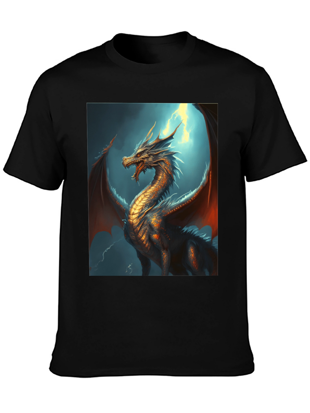 Dragon Graphic Tee - Fantasy Style