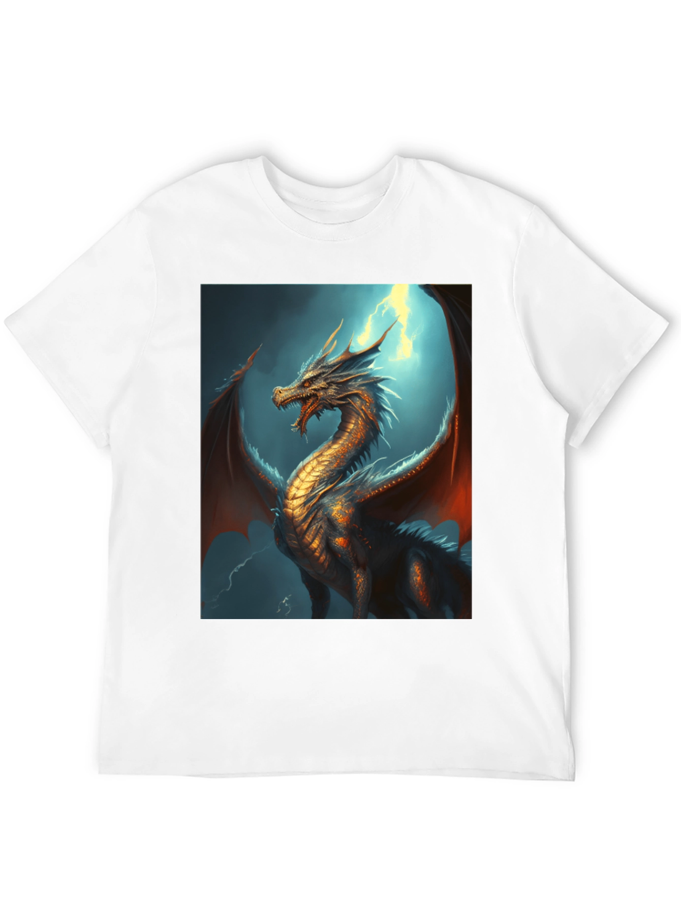 Dragon Graphic Tee - Fantasy Style