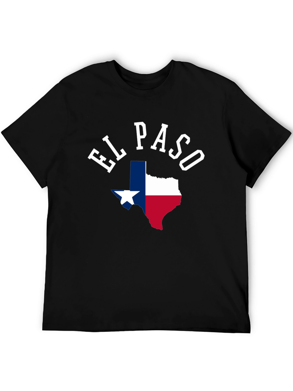 El Paso Texas State Flag Graphic T-Shirt