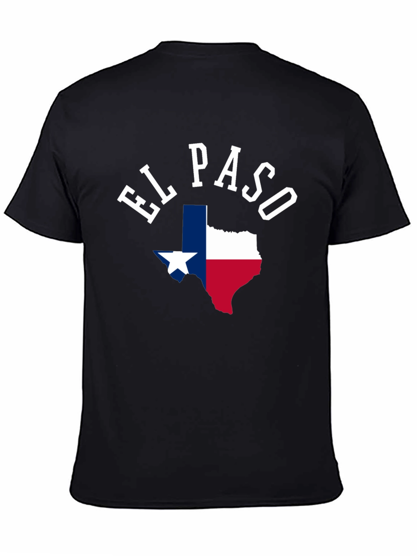 El Paso Texas State Flag Graphic T-Shirt