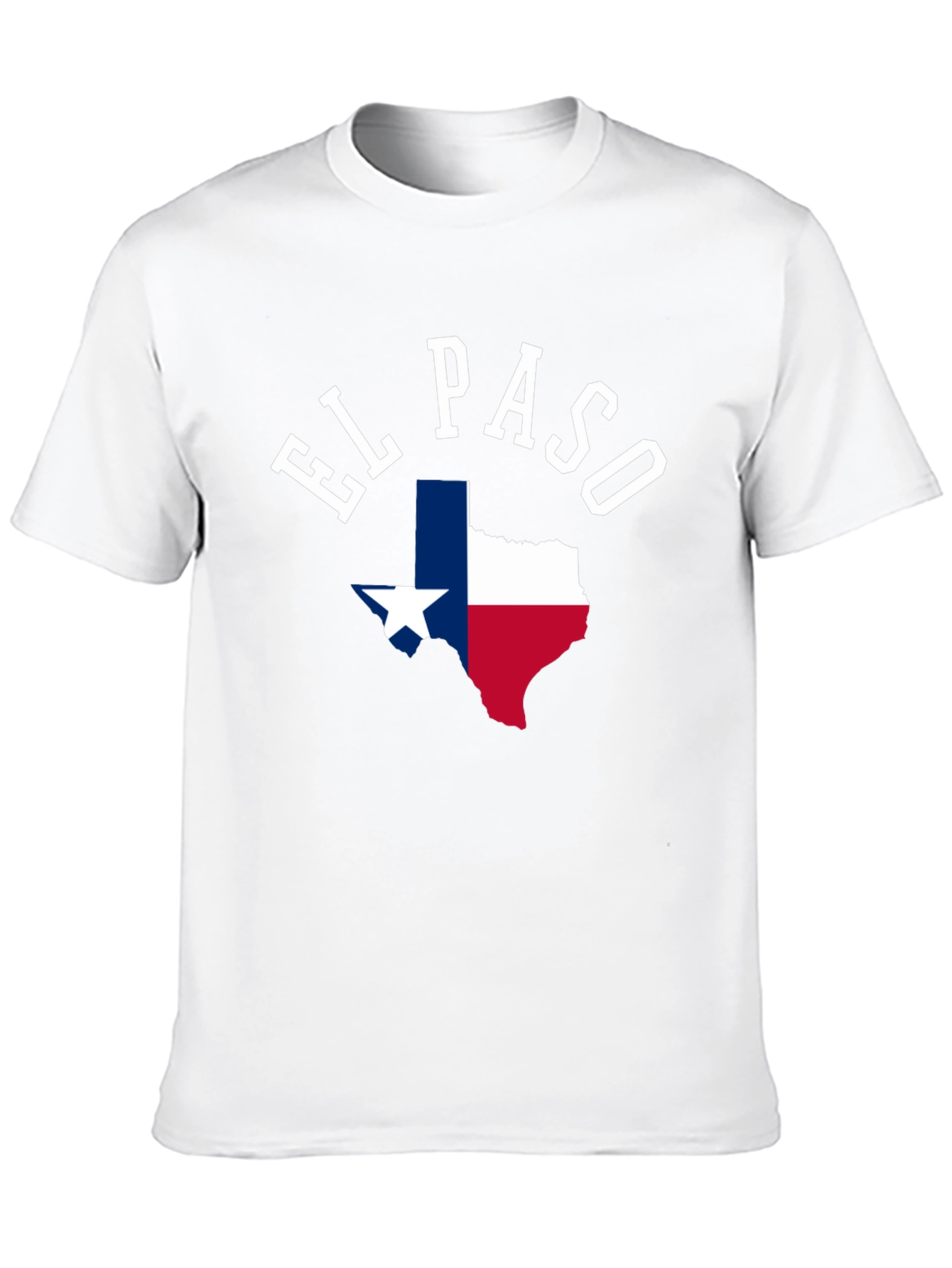 El Paso Texas State Flag Graphic T-Shirt