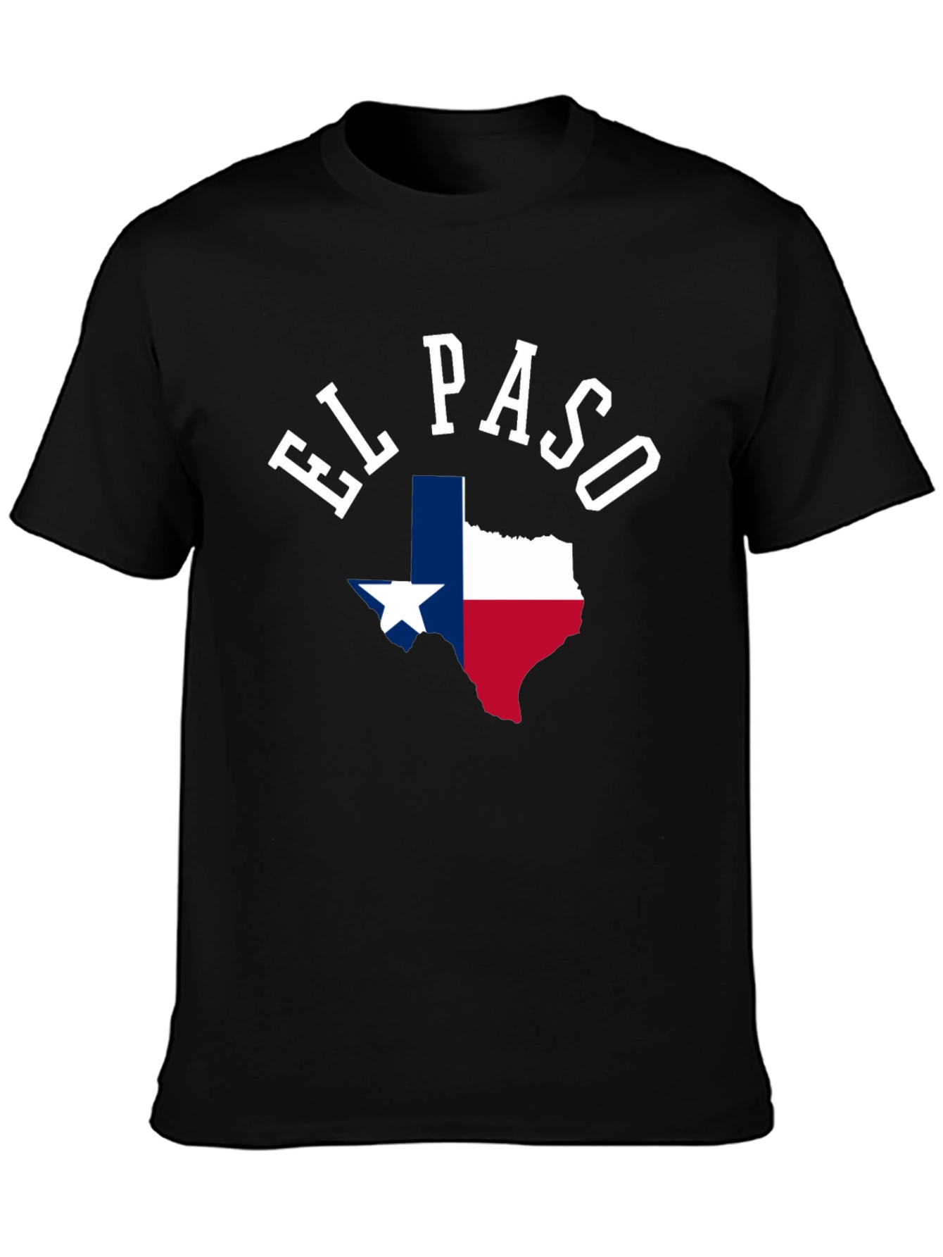 El Paso Texas State Flag Graphic T-Shirt