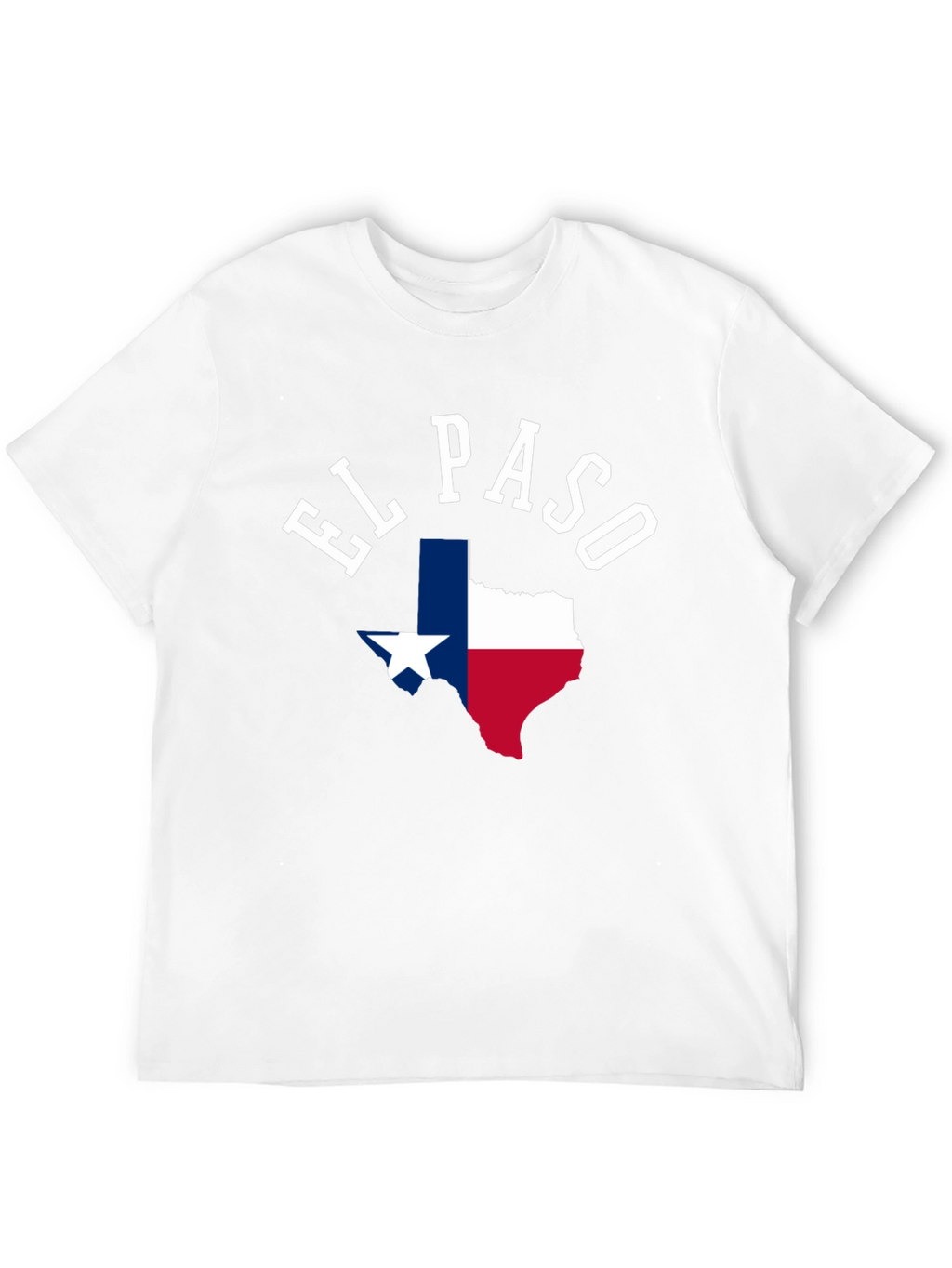 El Paso Texas State Flag Graphic T-Shirt