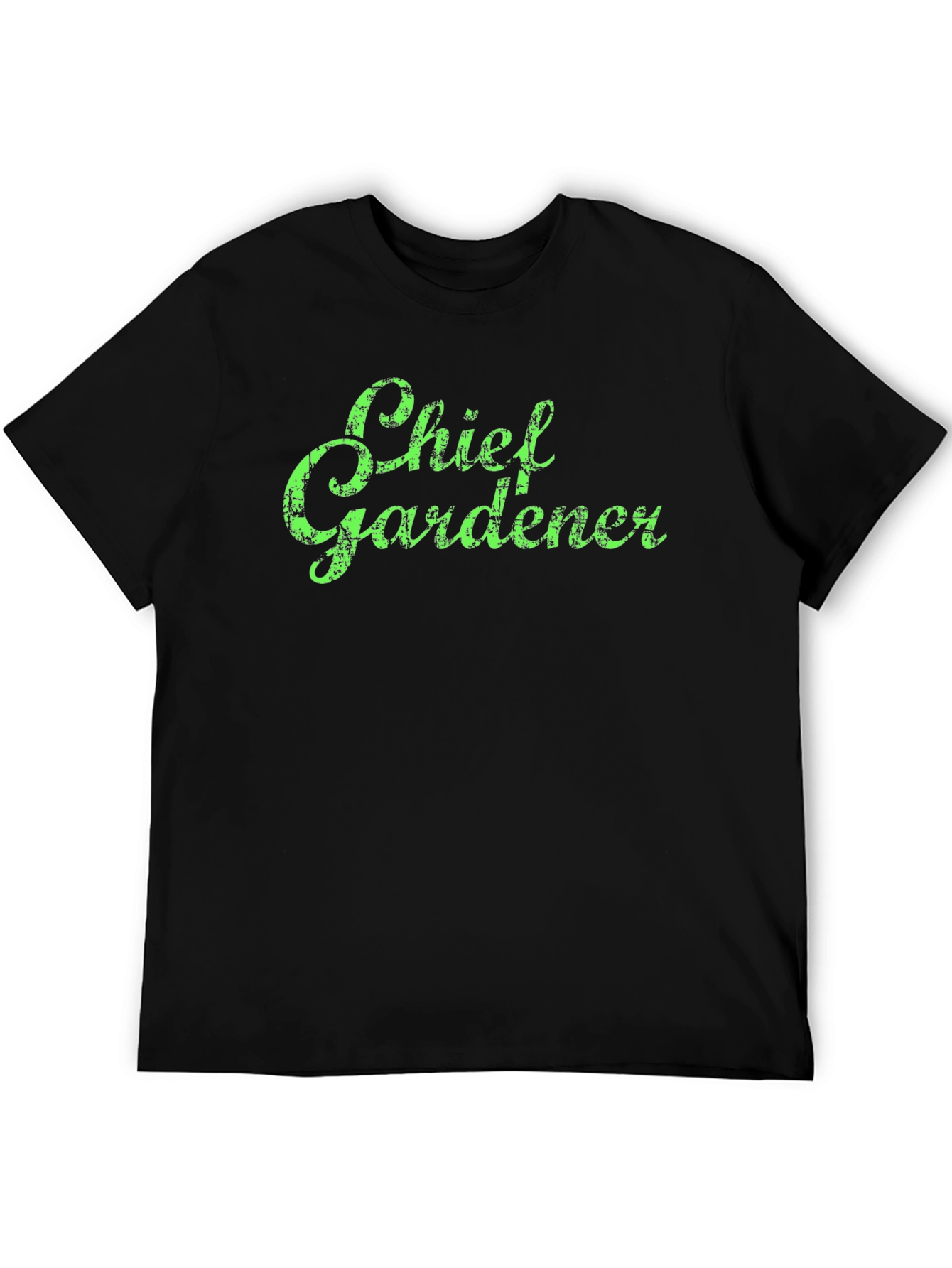 Chief Gardener Graphic T-Shirt - Black Cotton Tee
