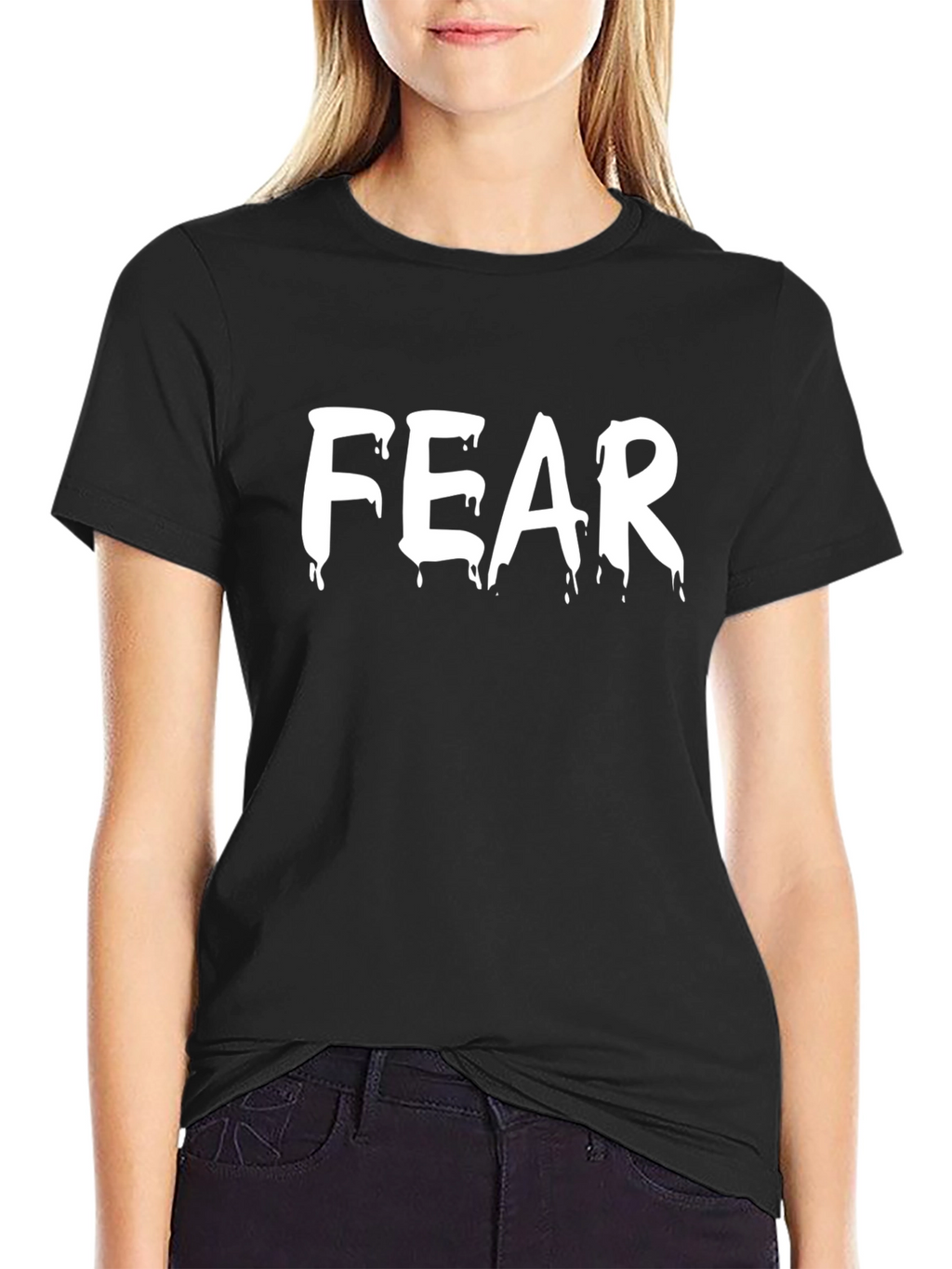 Fear Drip Graphic Tee - Mens Black T-Shirt