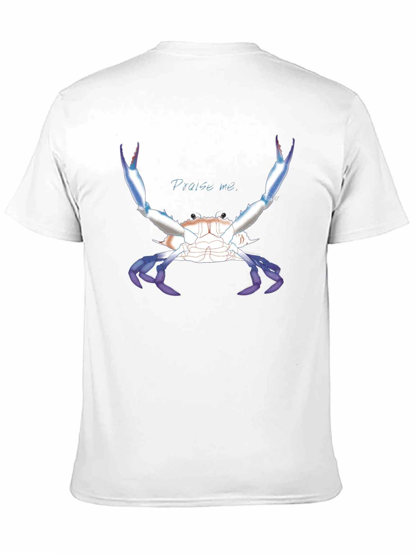 Praise Me Crab T-Shirt - Bold Graphic Tee