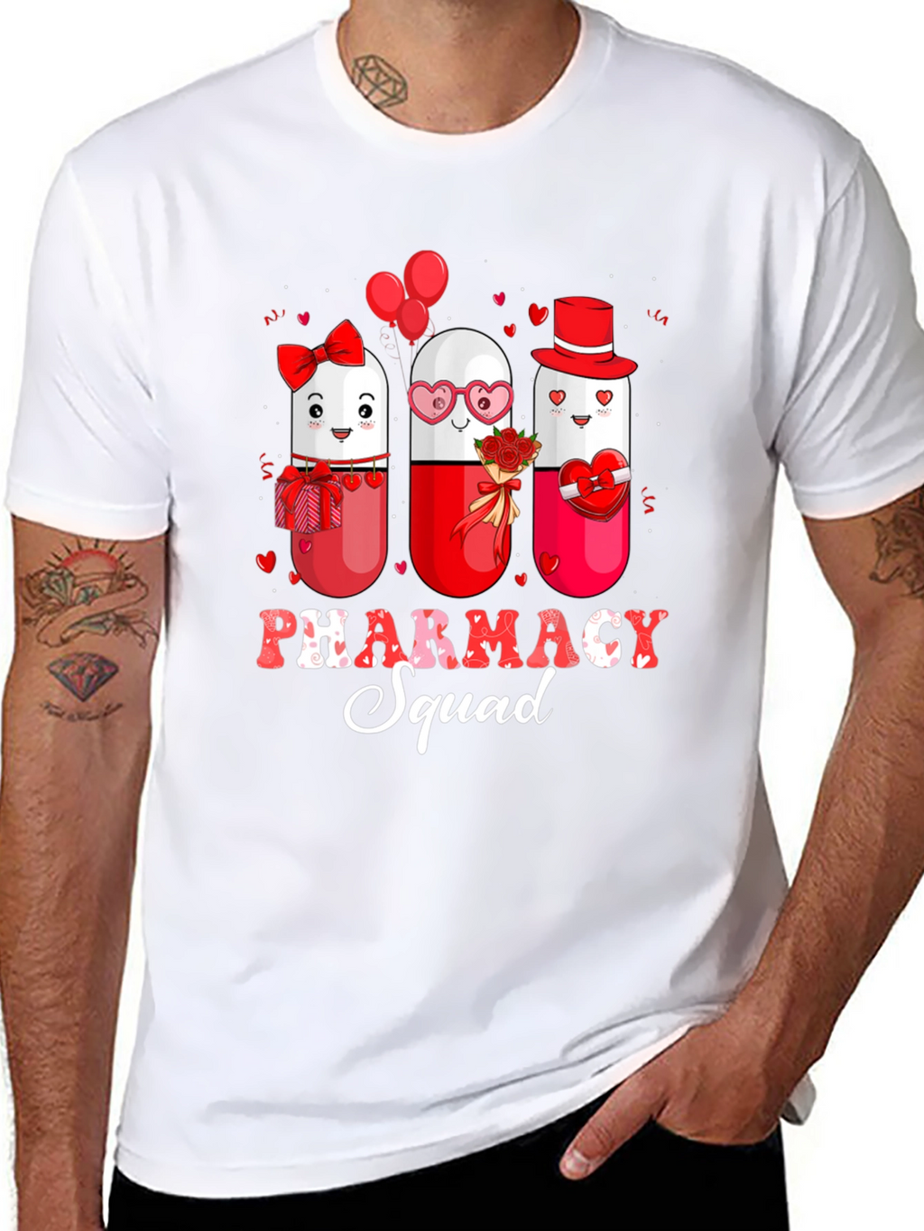 Pharmacy Squad Valentines Day T-Shirt