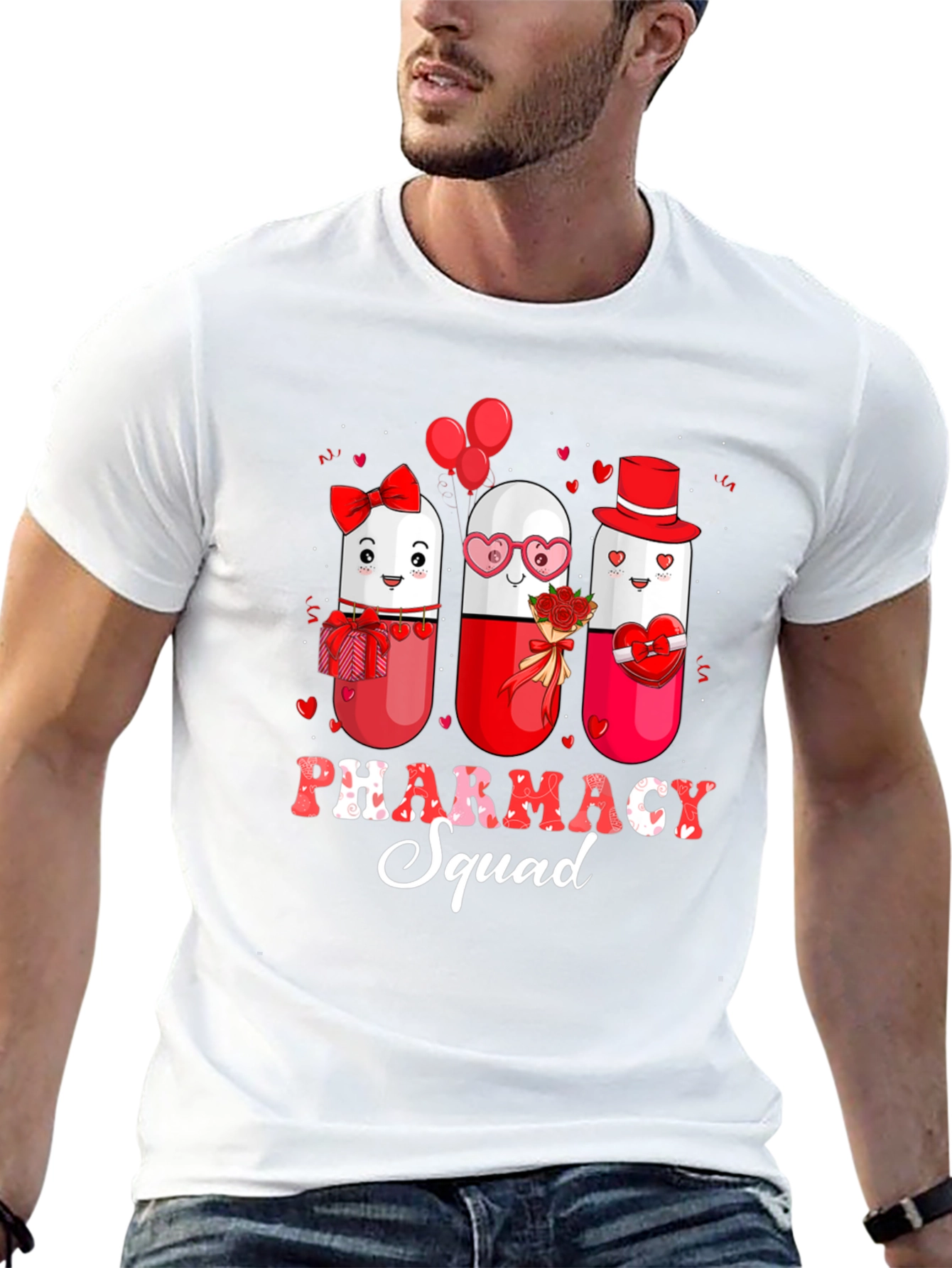 Pharmacy Squad Valentines Day T-Shirt