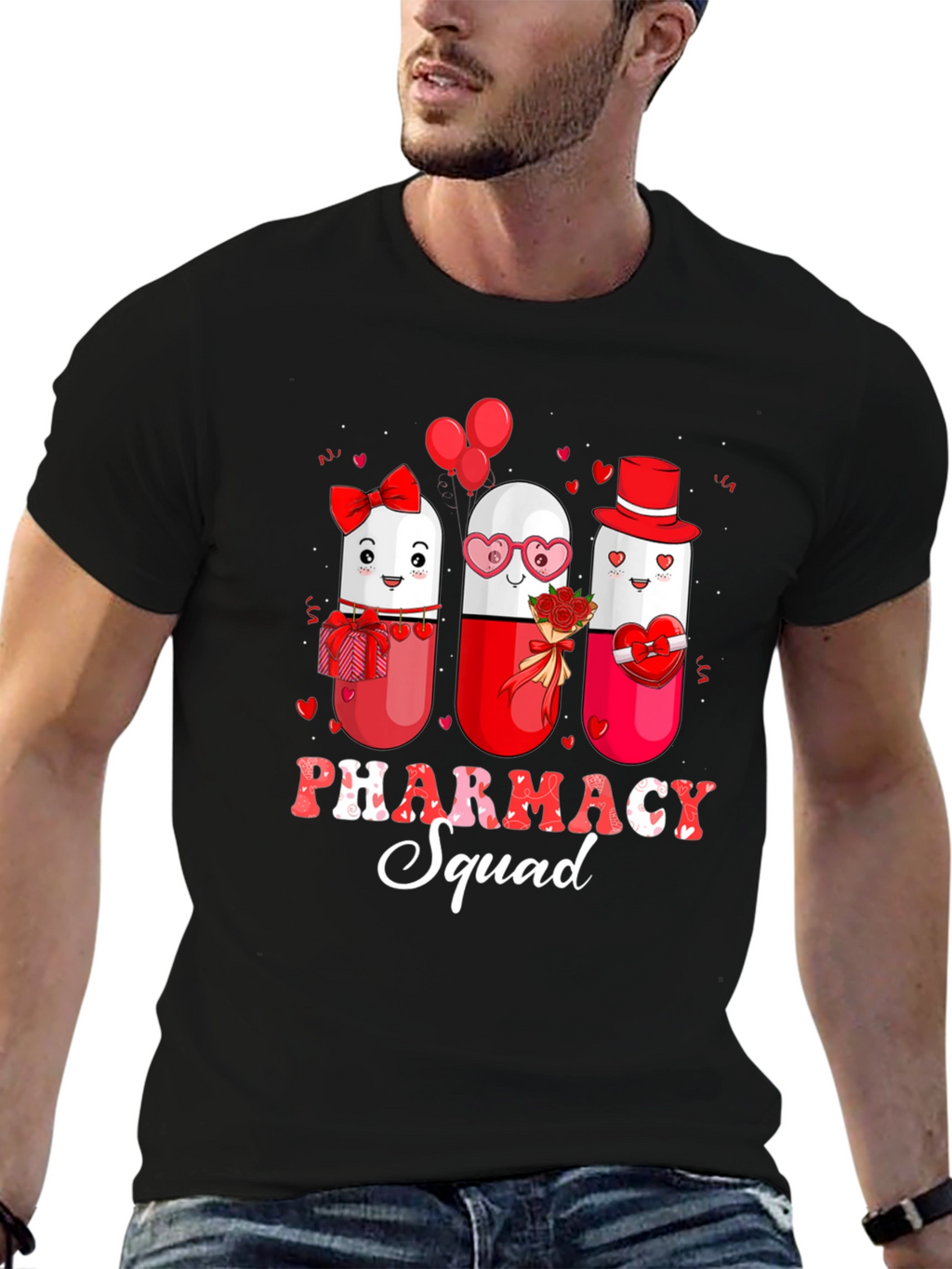 Pharmacy Squad Valentines Day T-Shirt