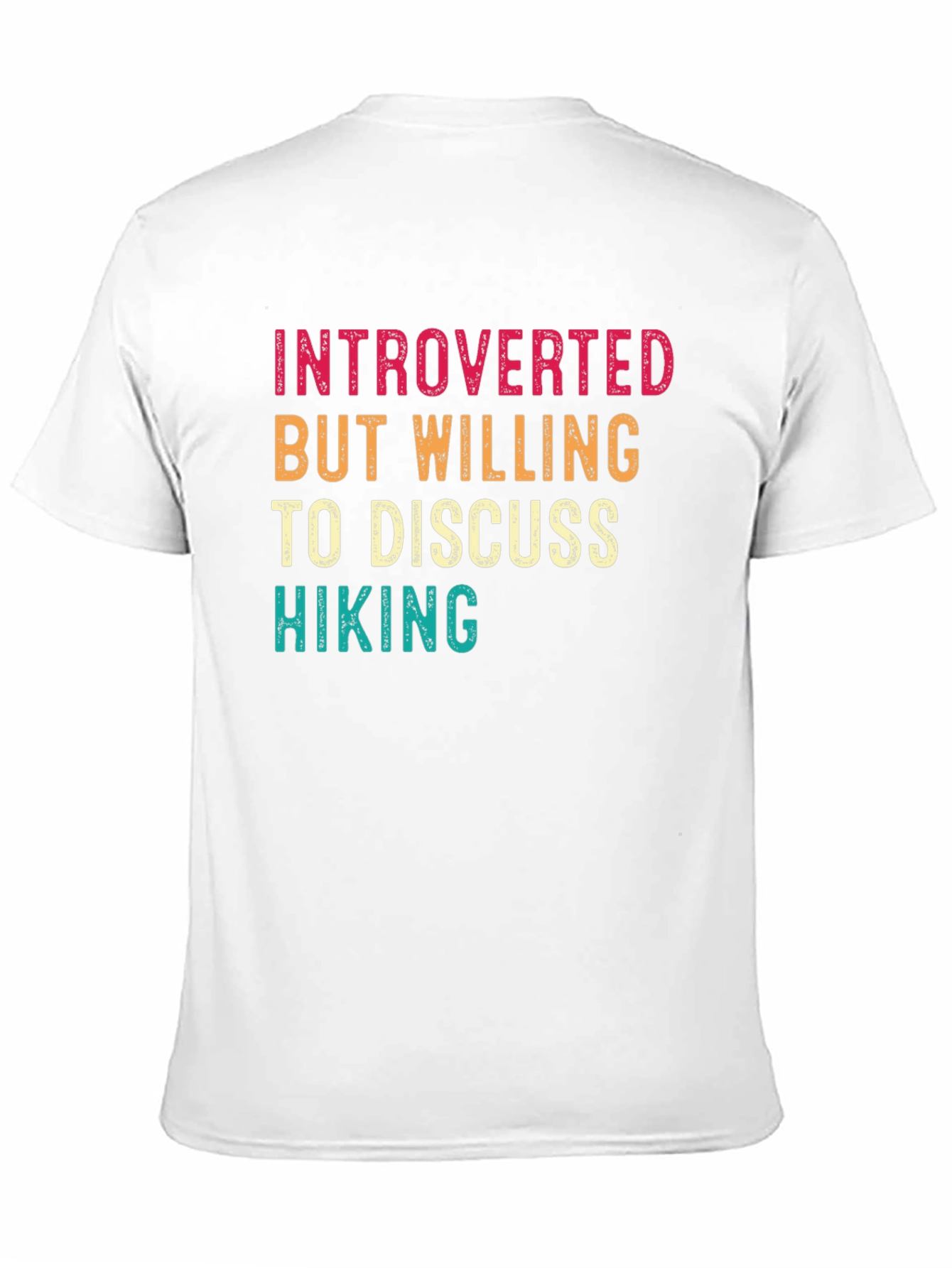 Introverted Hiking T-Shirt - Funny Hiker Tee