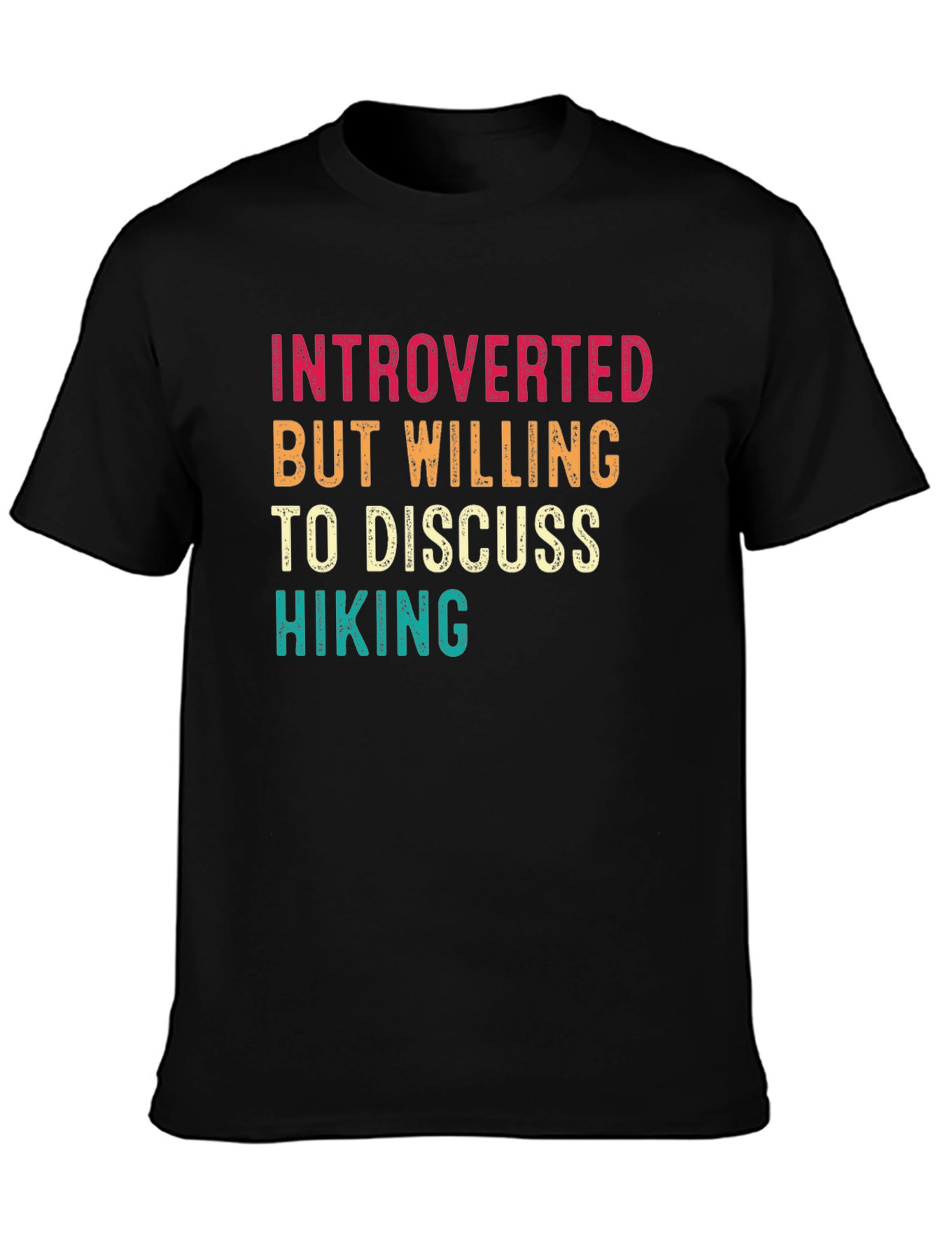 Introverted Hiking T-Shirt - Funny Hiker Tee