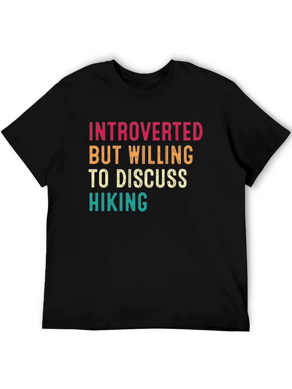 Introverted Hiking T-Shirt - Funny Hiker Tee