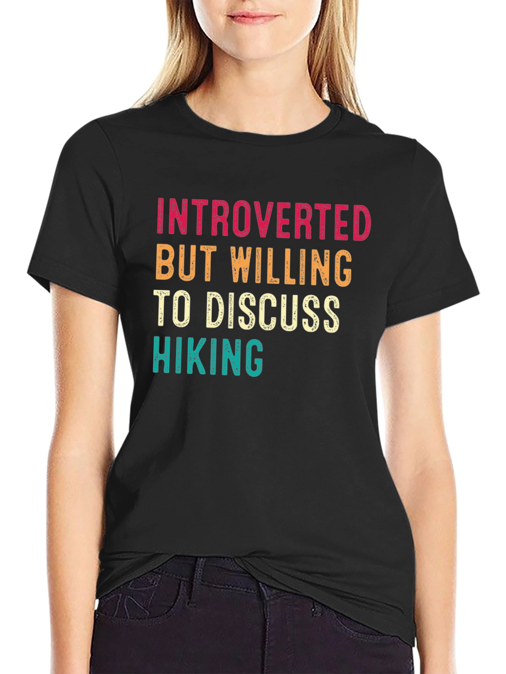 Introverted Hiking T-Shirt - Funny Hiker Tee